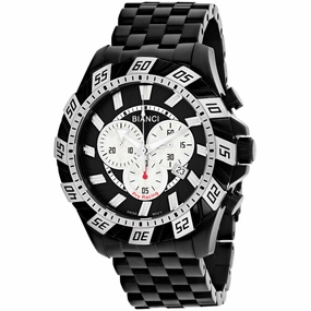 Roberto Bianci Men's Watch - Valencio Black Dial Plated Steel Bracelet | RB70603