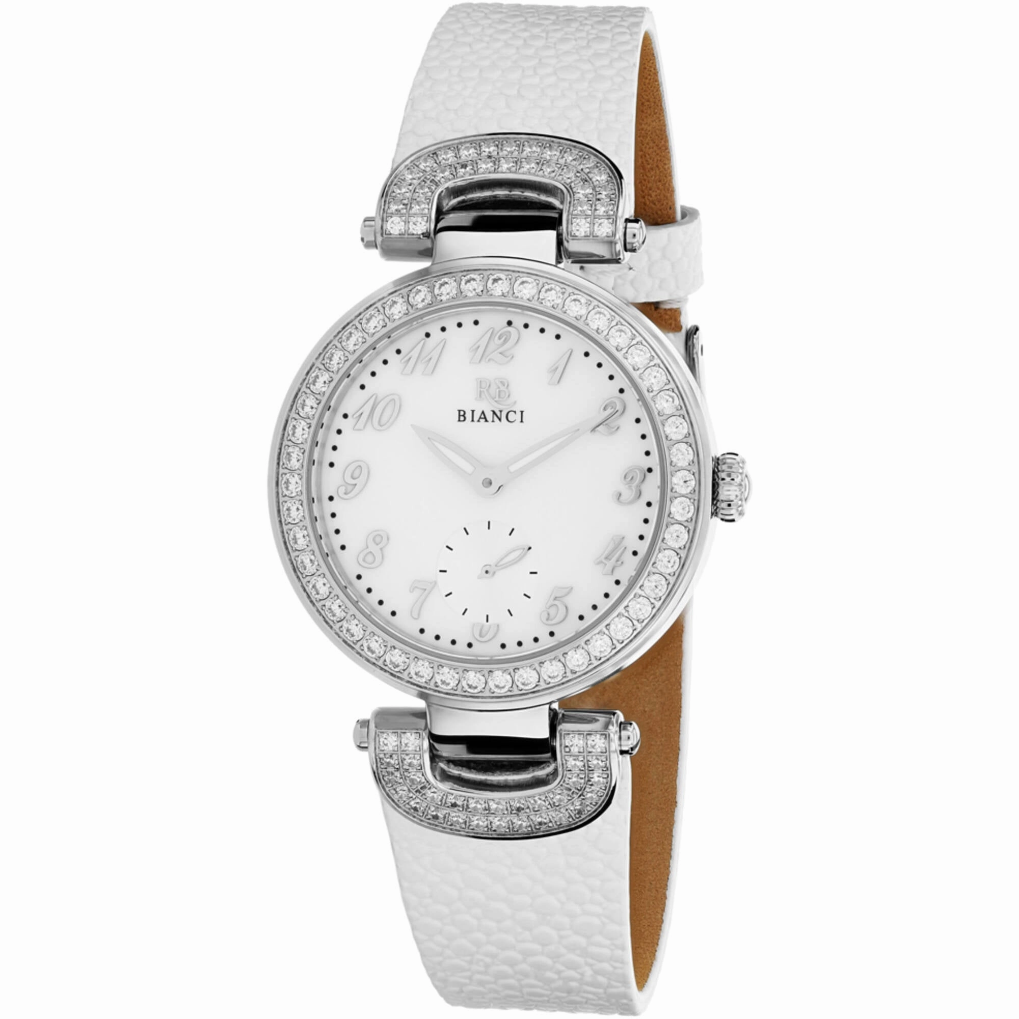 Roberto Bianci Women's Watch - Alessandra White Mother of Pearl Dial Strap | RB0610
