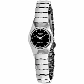 Roberto Bianci Women's Watch - Classic Black Dial Stainless Steel Bracelet | RB80711