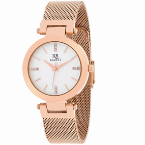 Roberto Bianci Women's Watch - Cristallo Silver Dial Plated Steel Bracelet | RB0402