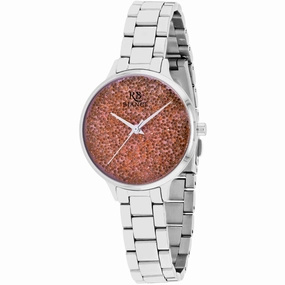 Roberto Bianci Women's Watch - Gemma Peach Dial Stainless Steel Bracelet | RB0245
