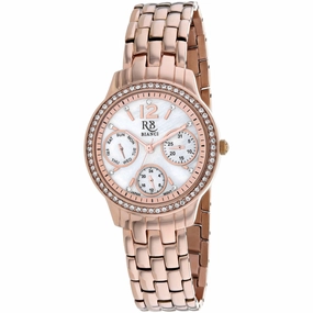 Roberto Bianci Women's Watch - Valentini White MOP Dial Rose Gold Bracelet | RB0843