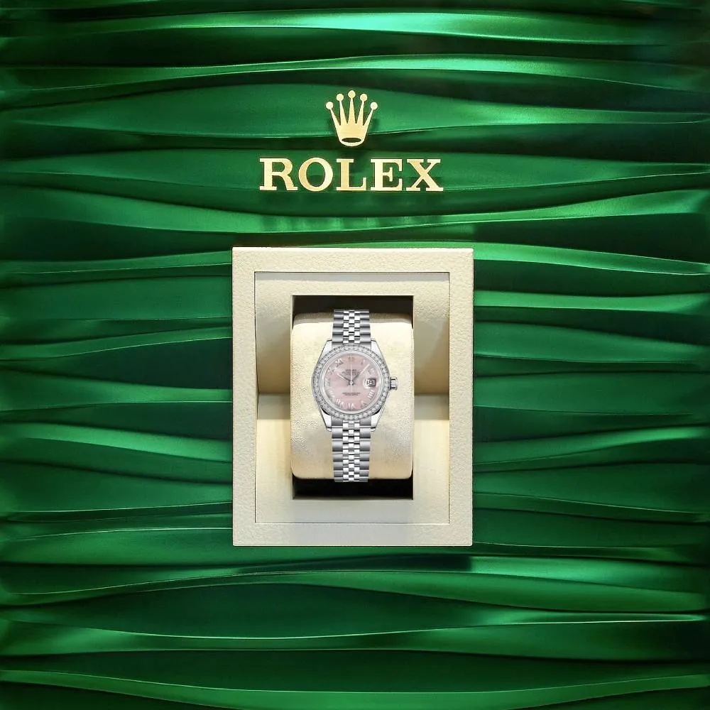 Rolex Datejust 26mm - Ref: 179384 pmrj - Pink Dial, Stainless Steel Jubilee Bracelet Women's Watch