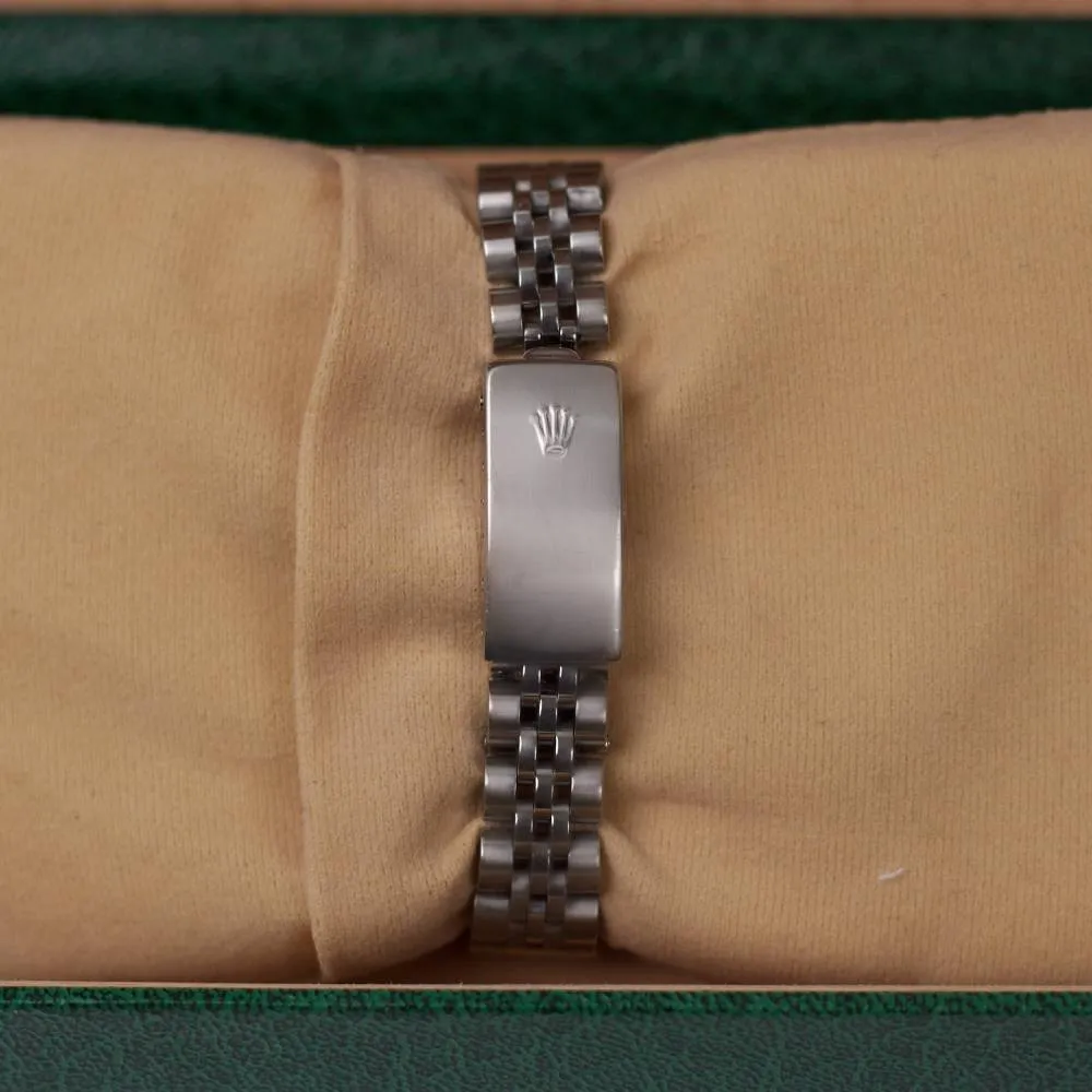 Rolex Datejust 26mm - Ref: 79160 - Black Mother-of-Pearl Diamond Dial, Stainless Steel Jubilee Bracelet Women's Watch