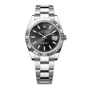 Rolex Datejust 41mm - Ref: 126334-0017 - Black Dial, Stainless Steel Oyster Bracelet Men's Watch