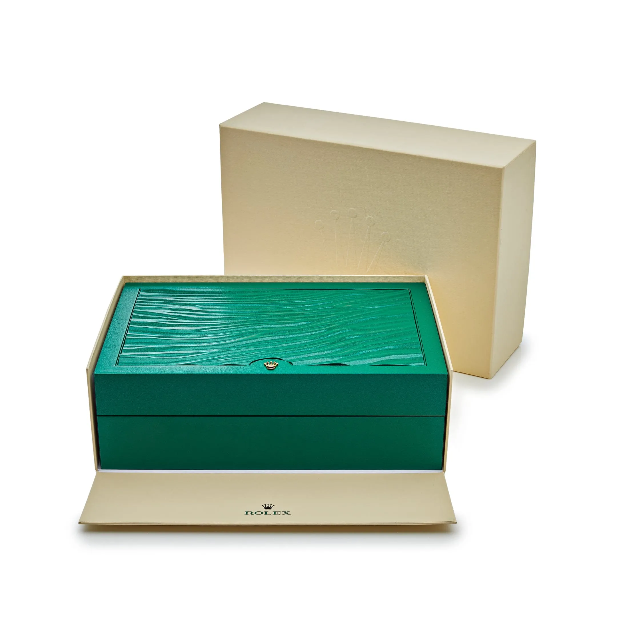 Rolex Day-Date 118388 Yellow Gold Jade Green Dial Diamond Pav 'Carousel'