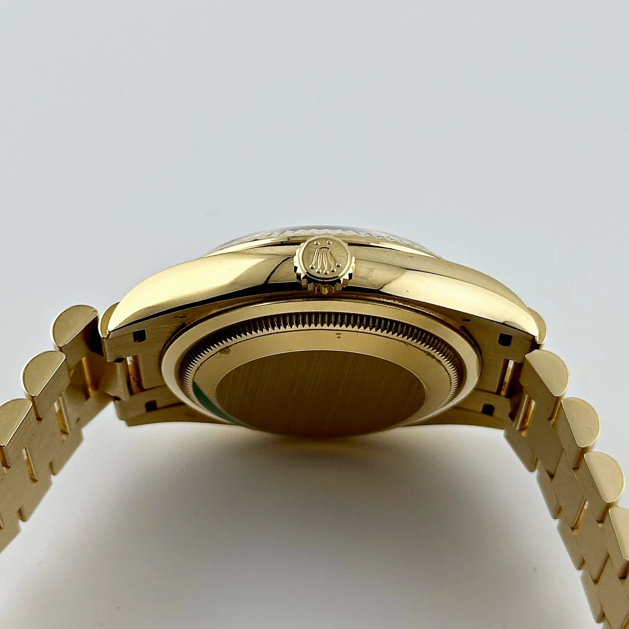 Rolex Day-Date 36 128238 Yellow Gold Green Diamond Dial (2024)
