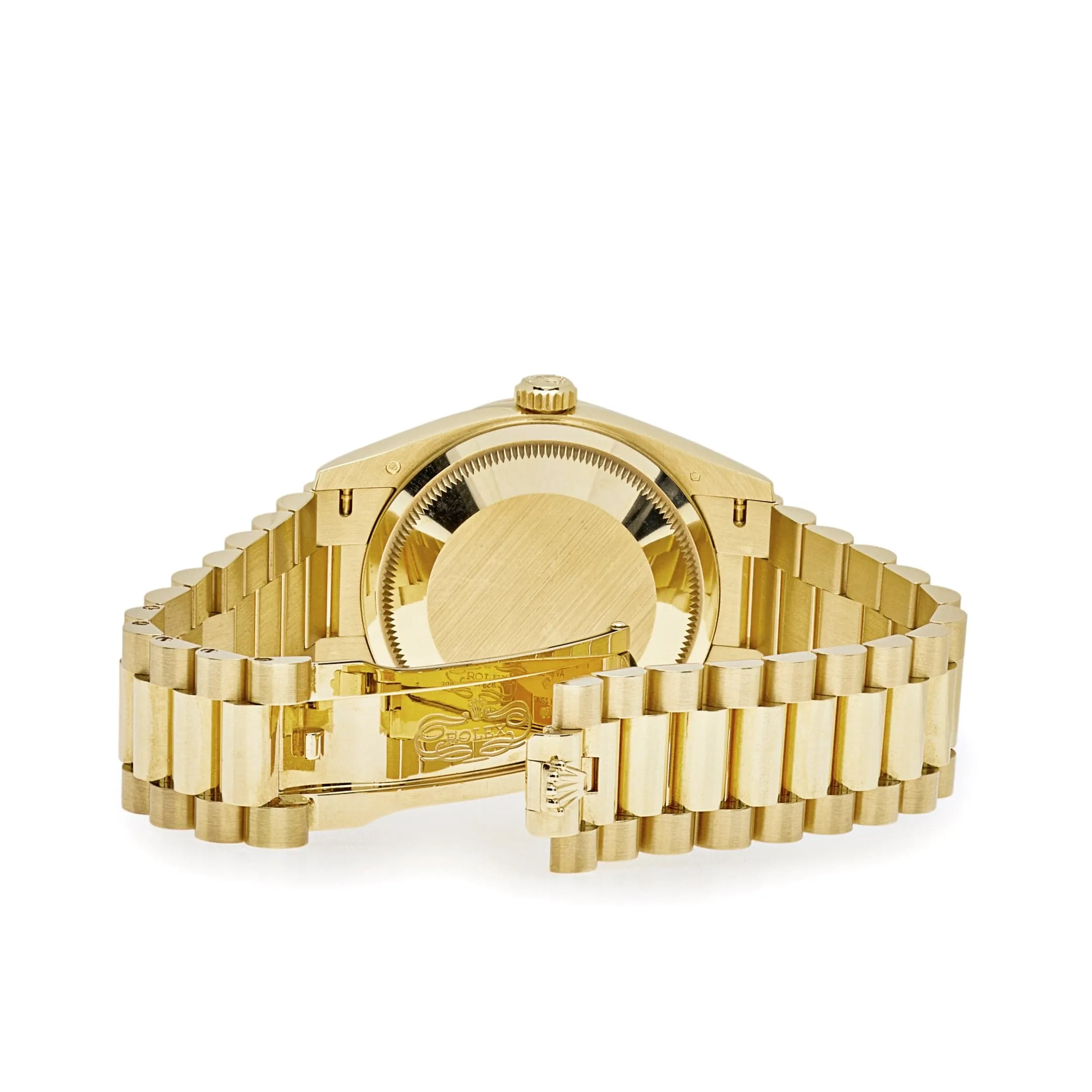 Rolex Day-Date 36 128238 Yellow Gold Turquoise Diamond Dial
