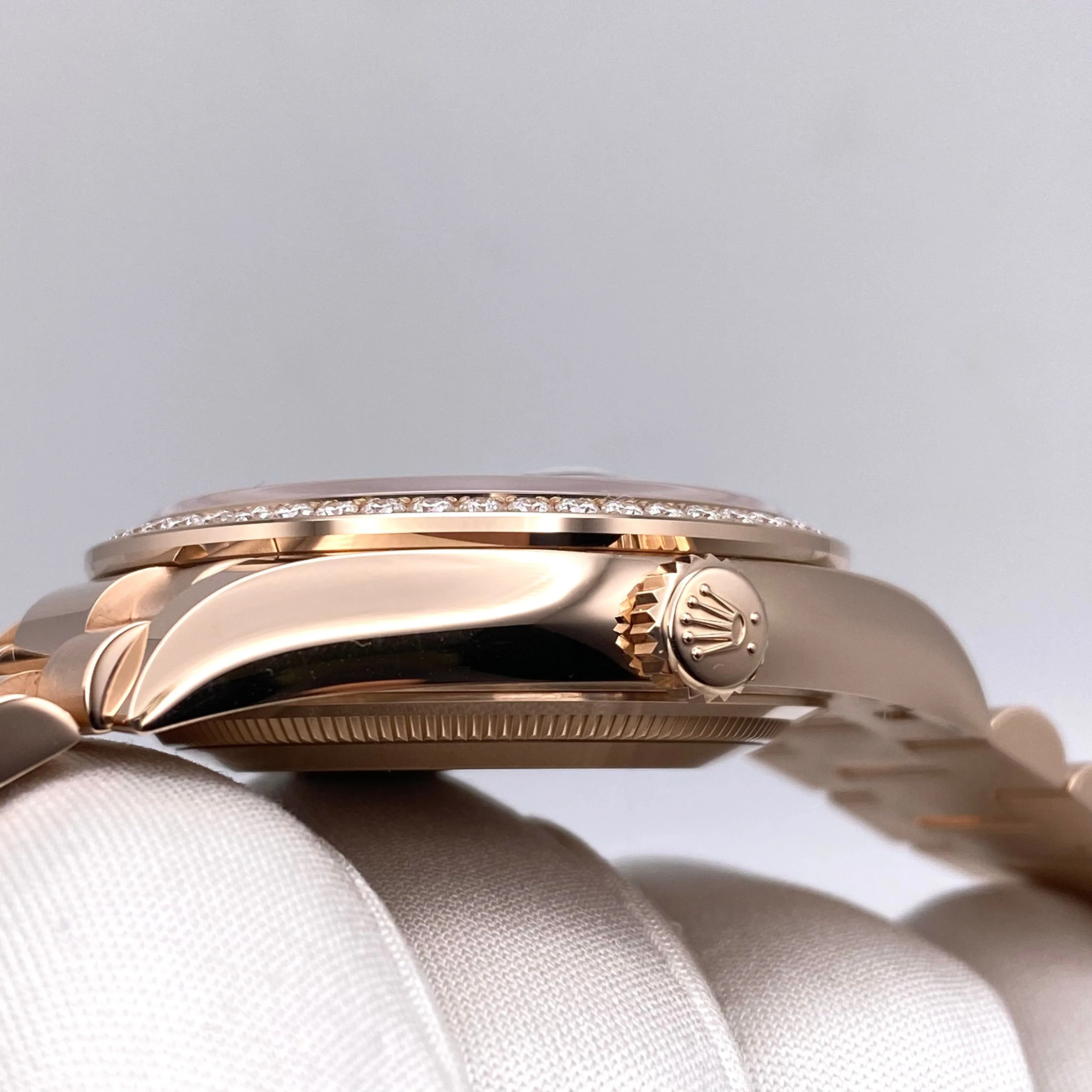 Rolex Day-Date 36 128345RBR Rose Gold Eisenkiesel Diamond Dial