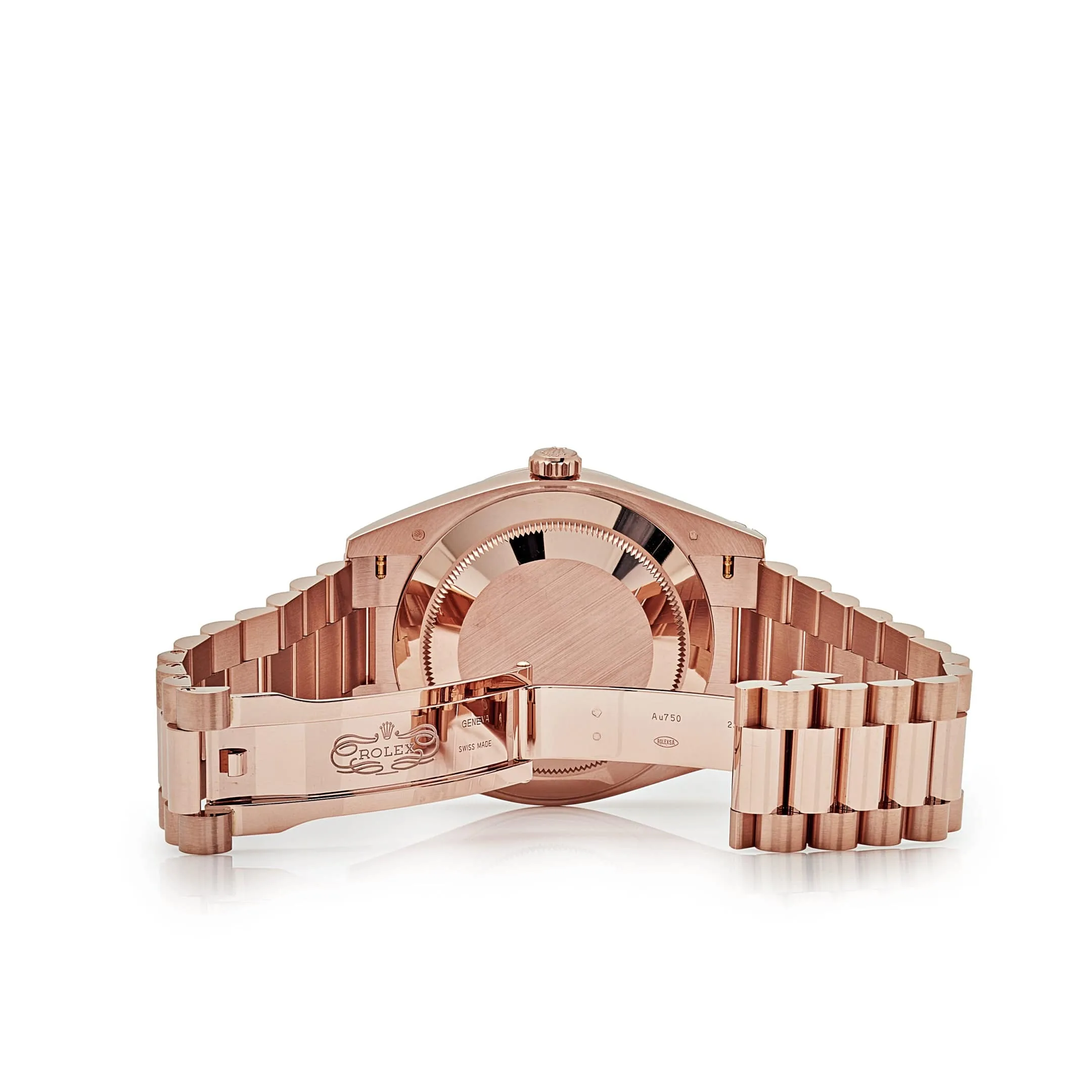 Rolex Day-Date 40 228235 Rose Gold Chocolate Baguette Diamond Dial (2024)