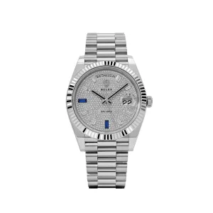 Rolex Day-Date 40 228236 Platinum Pav Diamond Dial (2023)