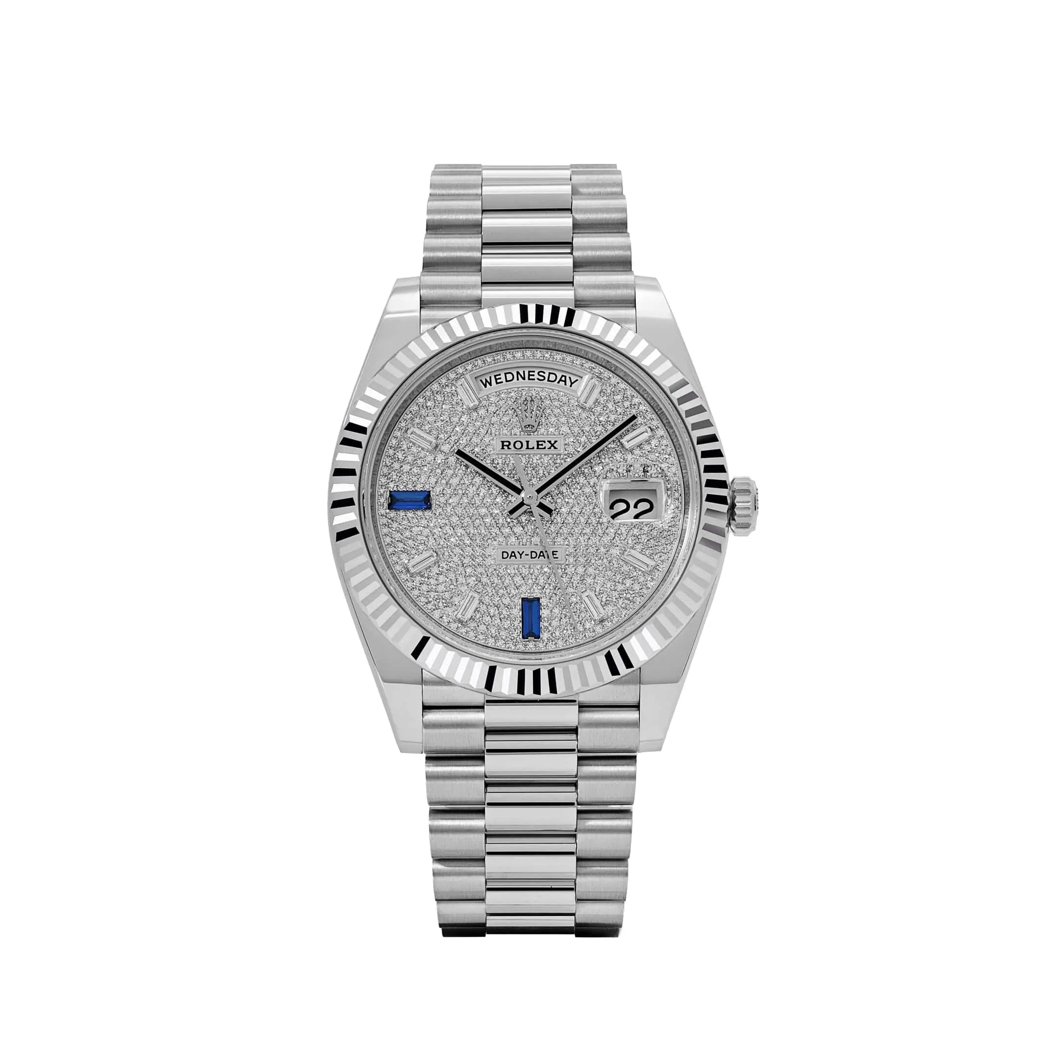 Rolex Day-Date 40 228236 Platinum Pav Diamond Dial (2023)