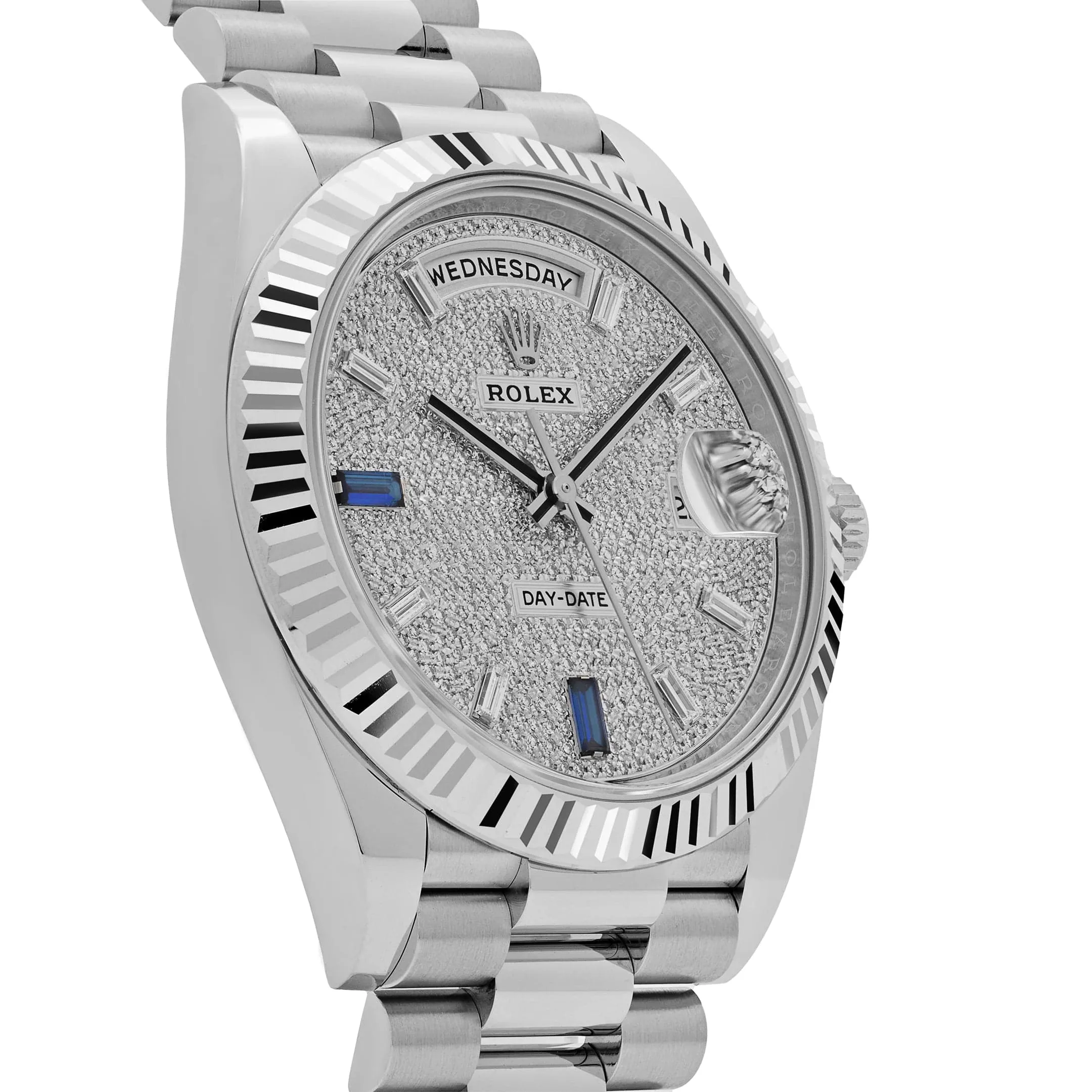 Rolex Day-Date 40 228236 Platinum Pav Diamond Dial (2023)