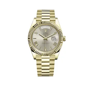 Rolex Day-Date 40 228238 Yellow Gold Silver Dial (2022)