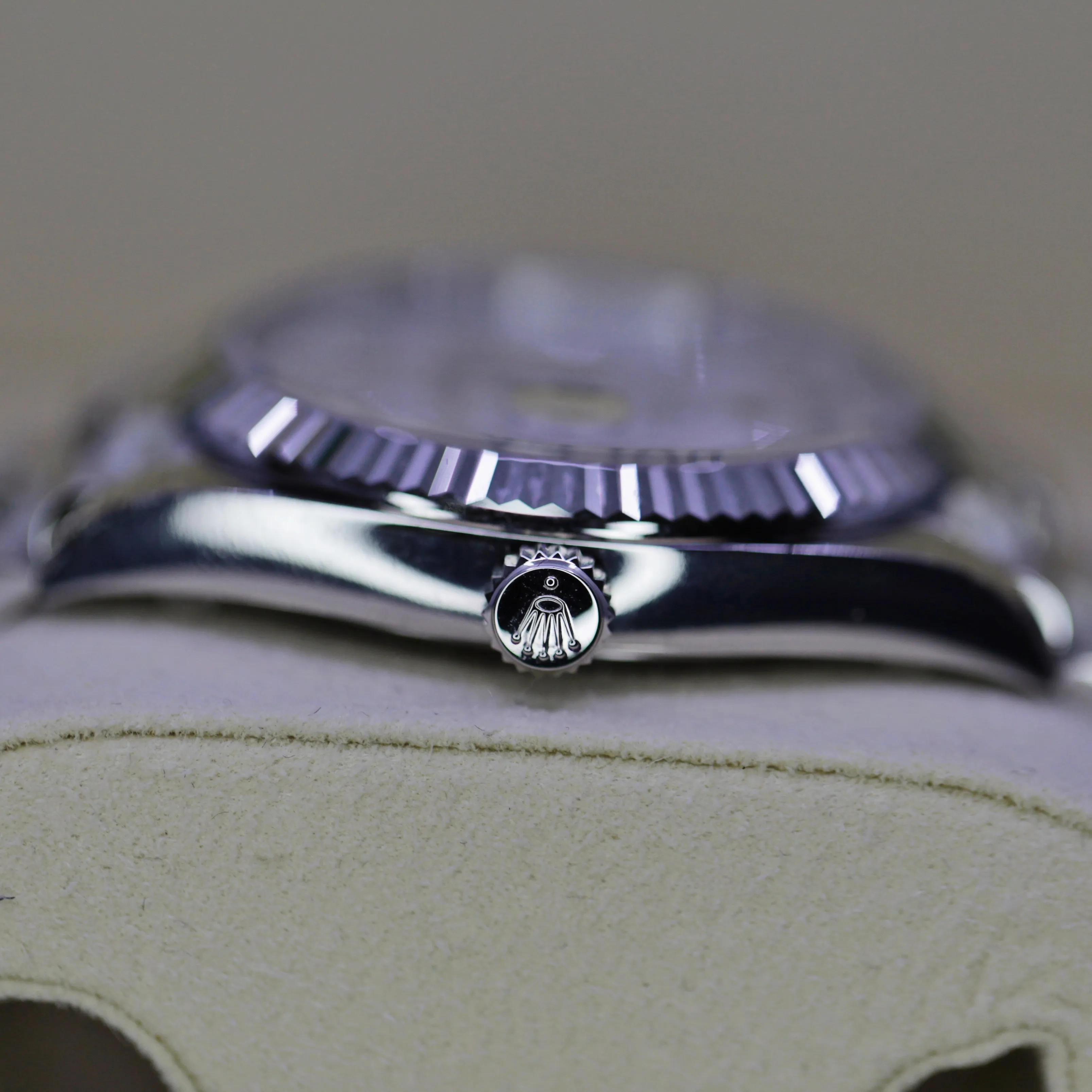 Rolex Day Date 40mm - Ref: 228236-0011 - Meteorite Diamond Dial & Fluted Bezel, Platinum President Bracelet Men's Watch