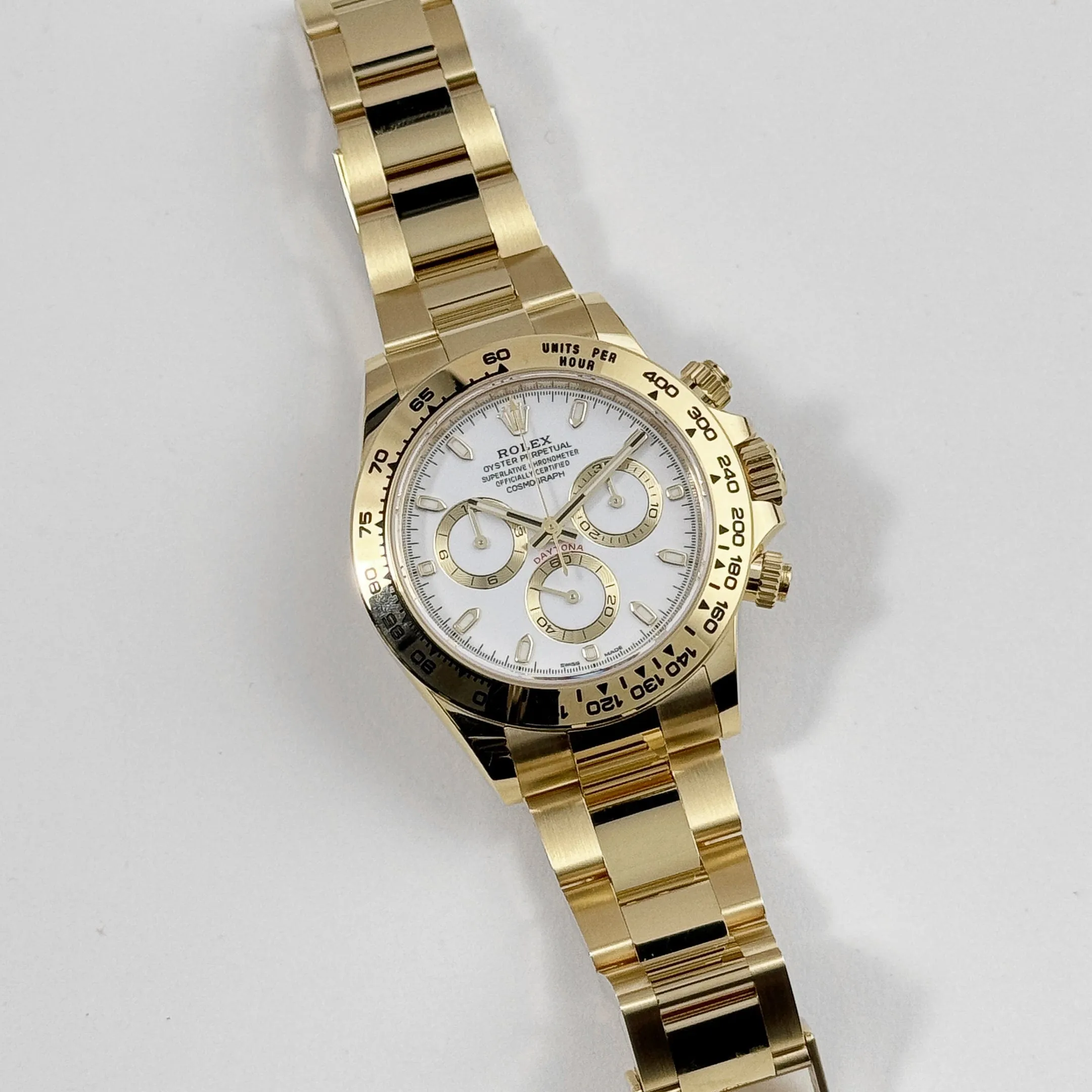 Rolex Daytona 116508 Yellow Gold White Dial (2021)