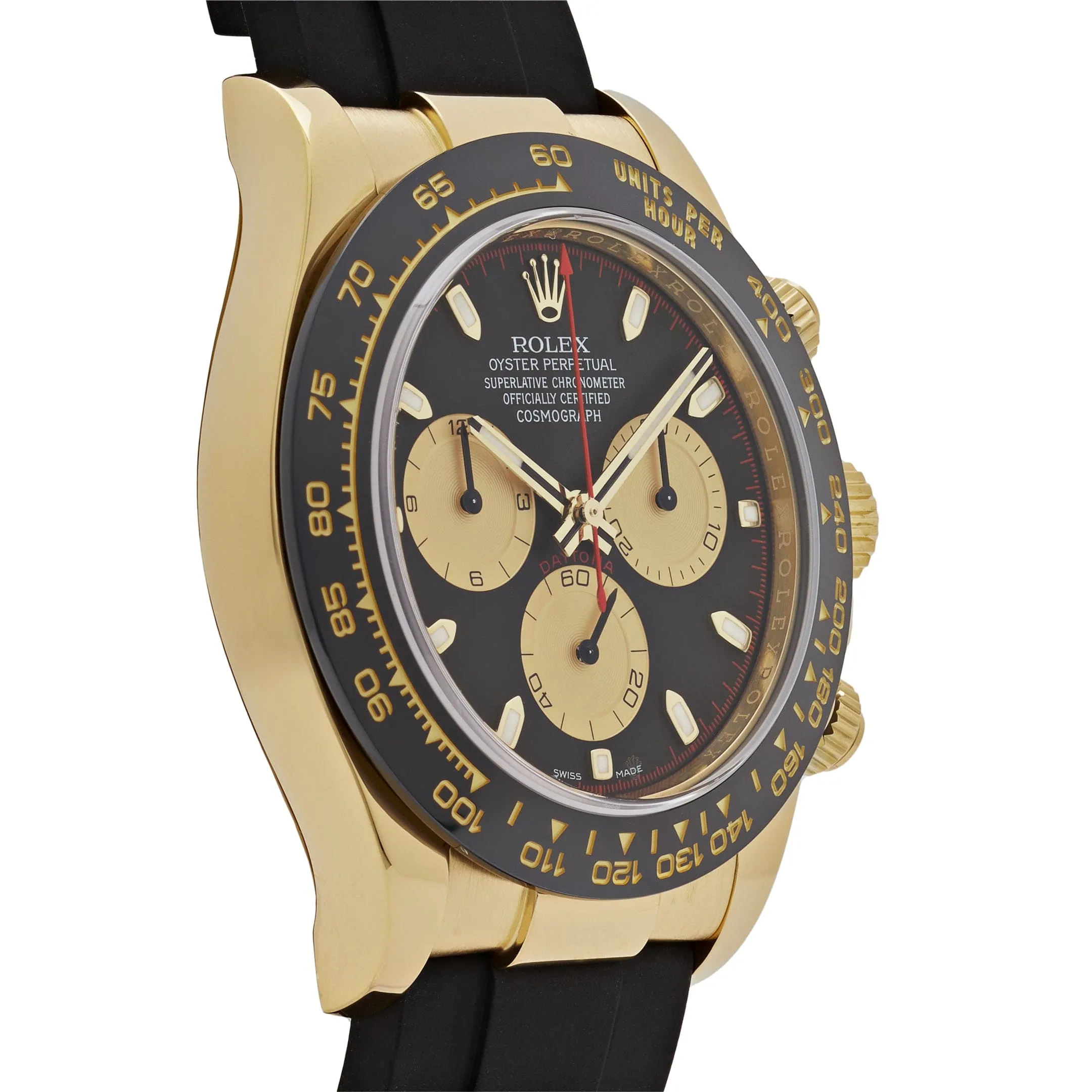 Rolex Daytona 116518LN 'Paul Newman' Yellow Gold Black Dial (2022)