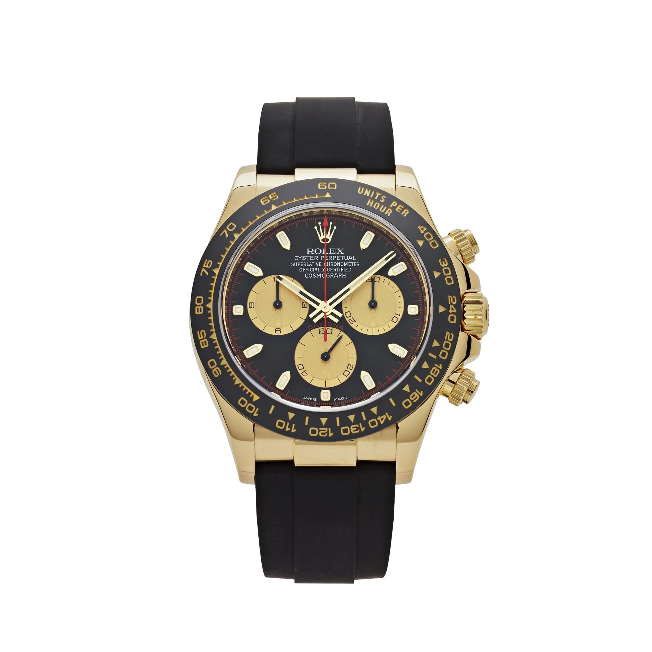 Rolex Daytona 116518LN 'Paul Newman' Yellow Gold Black Dial (2022)