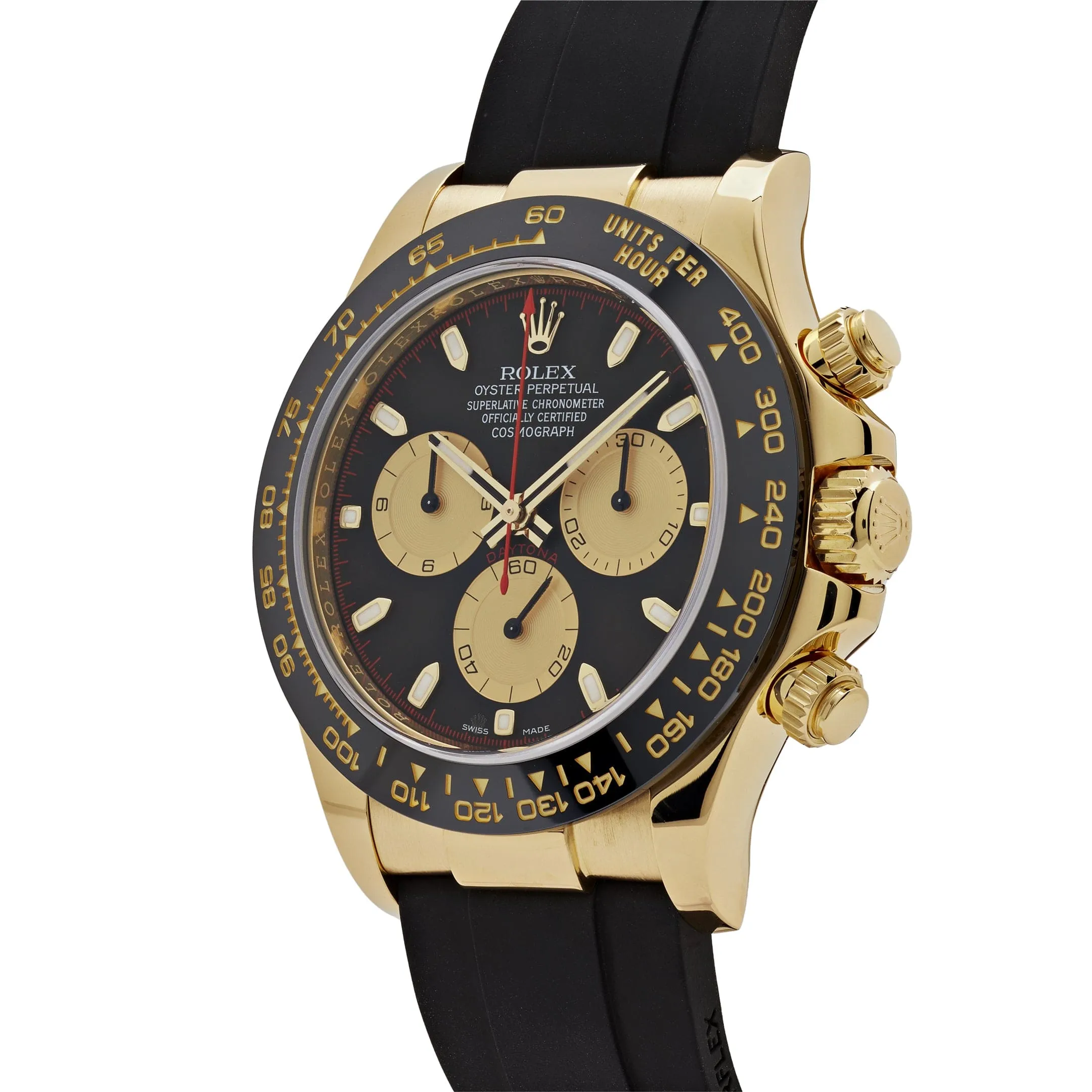 Rolex Daytona 116518LN 'Paul Newman' Yellow Gold Black Dial (2022)