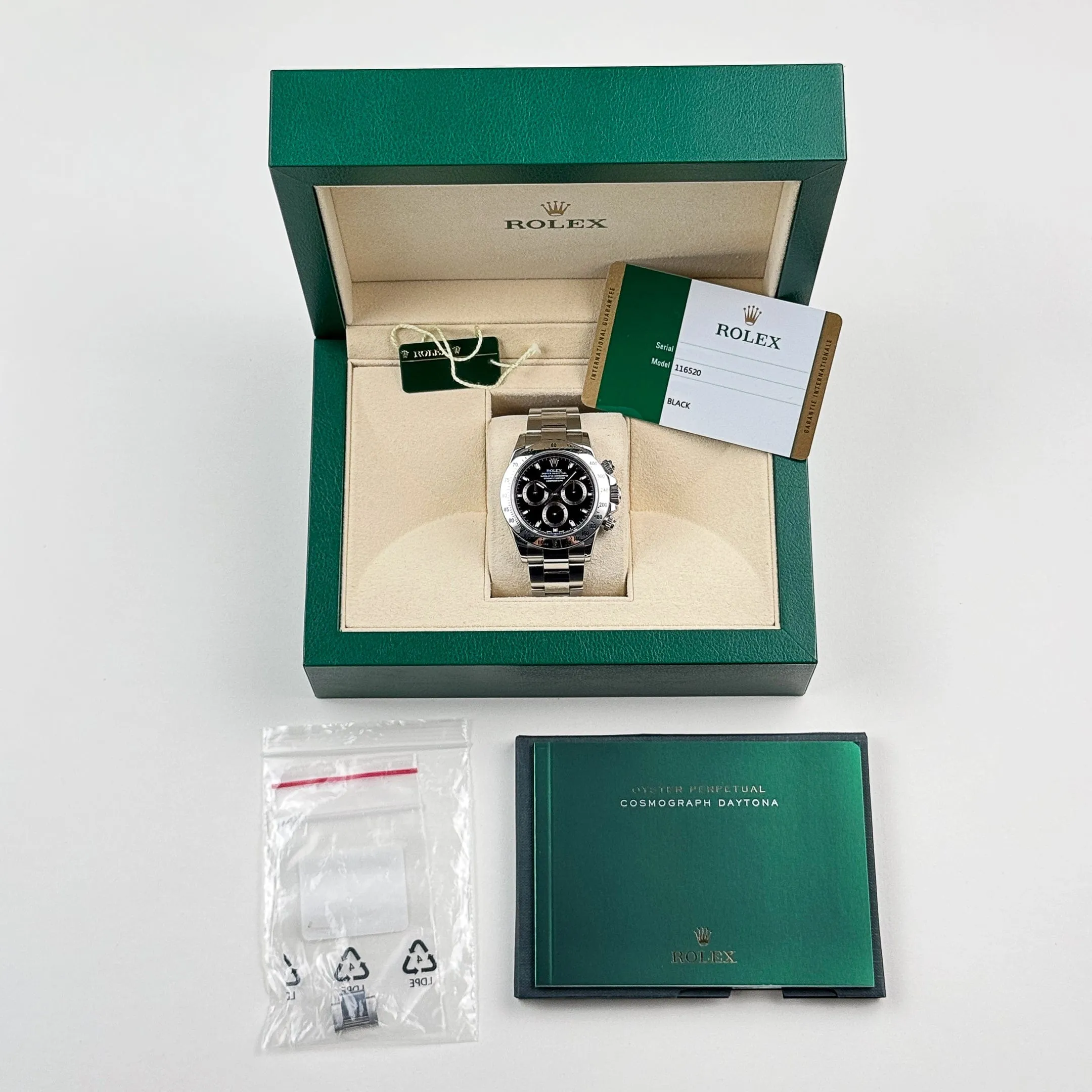 Rolex Daytona 116520 Stainless Steel Black Dial (2002)