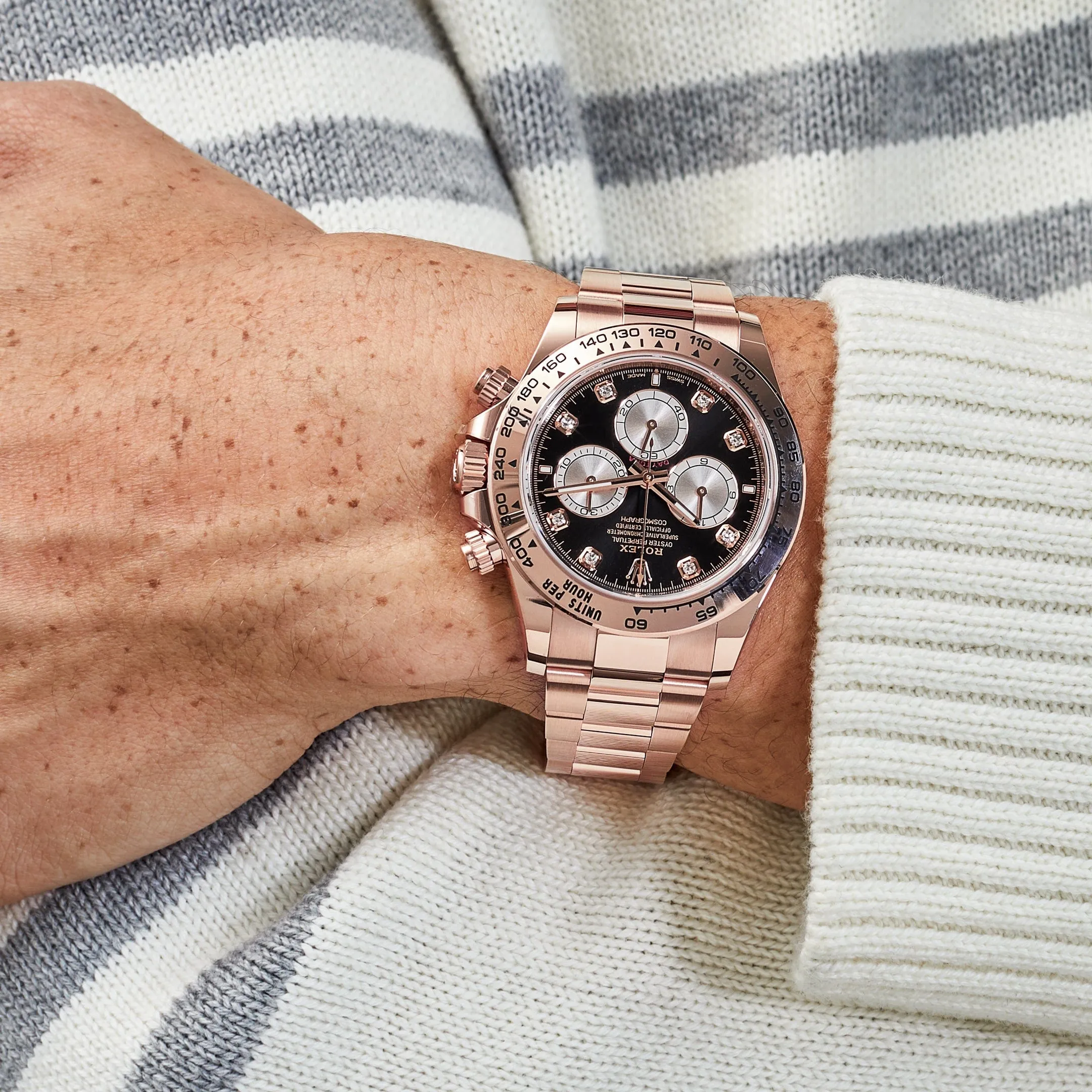 Rolex Daytona 126505 Rose Gold Black Diamond Dial (2024)