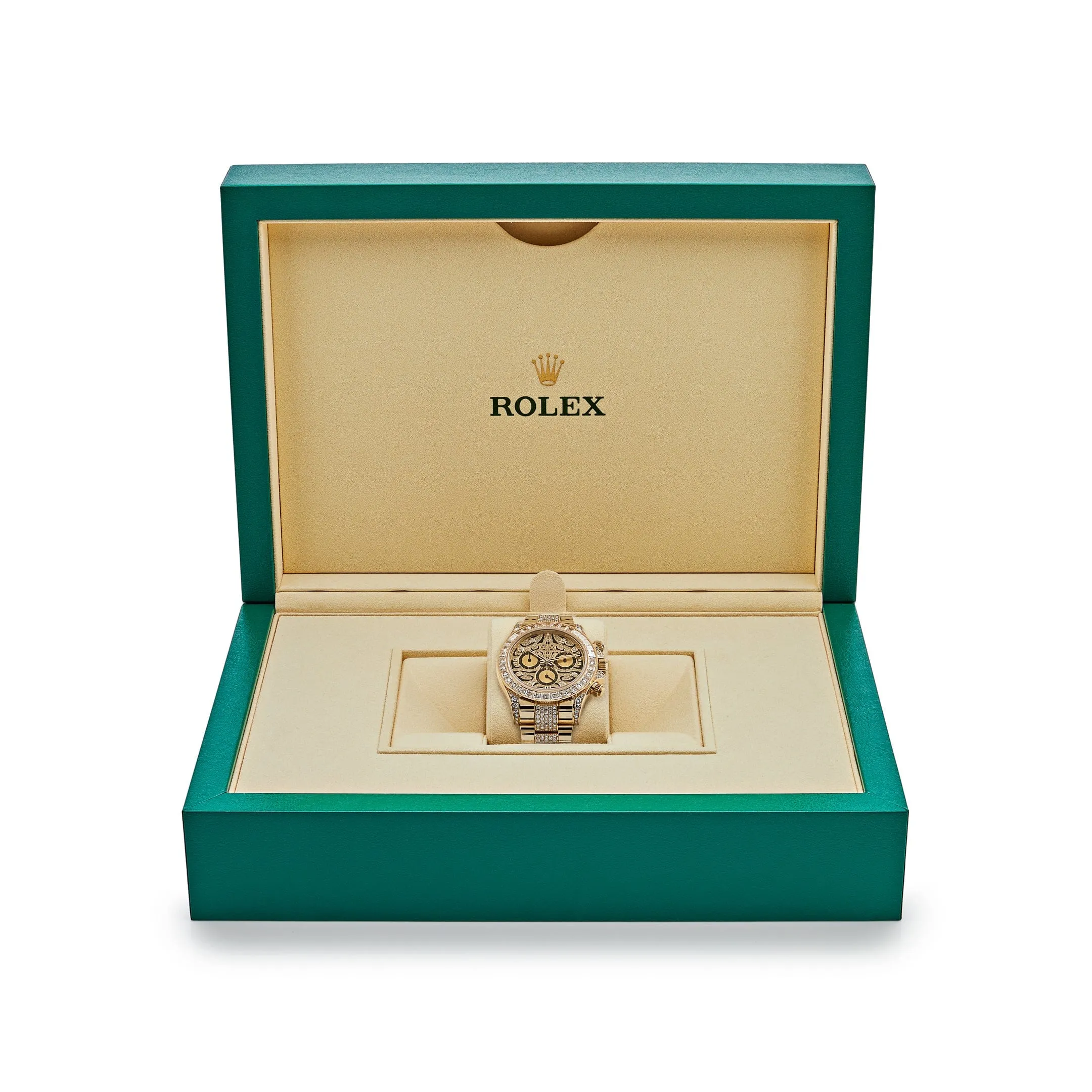 Rolex Daytona 'Eye of the Tiger' 116598TBR Yellow Gold Diamond Accents