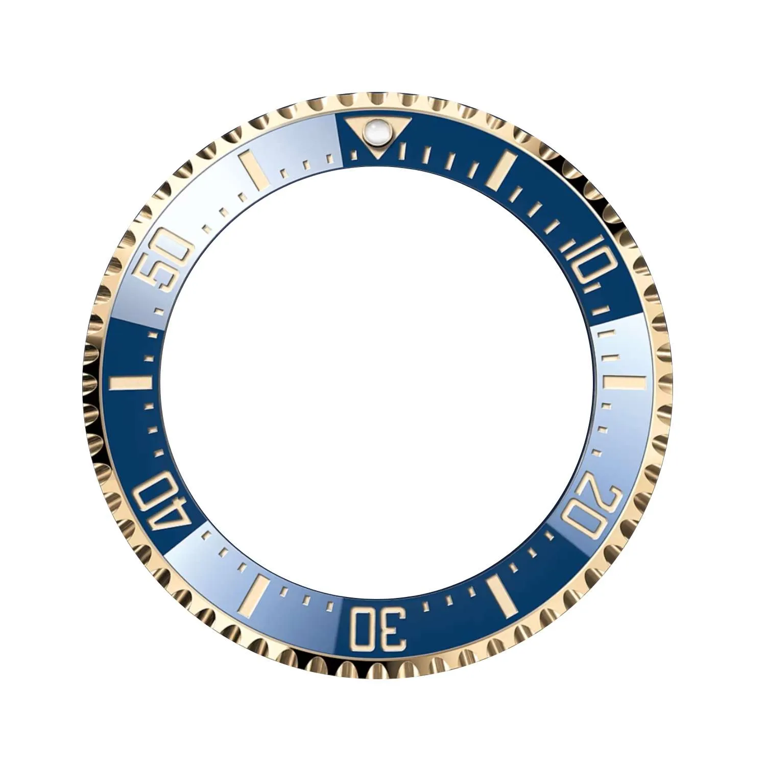 Rolex Deepsea / Sea Dweller 44mm - Ref: 136668lb-0001 - Blue Dial & Ceramic Bezel, 18K Yellow Gold Oyster Bracelet Watch