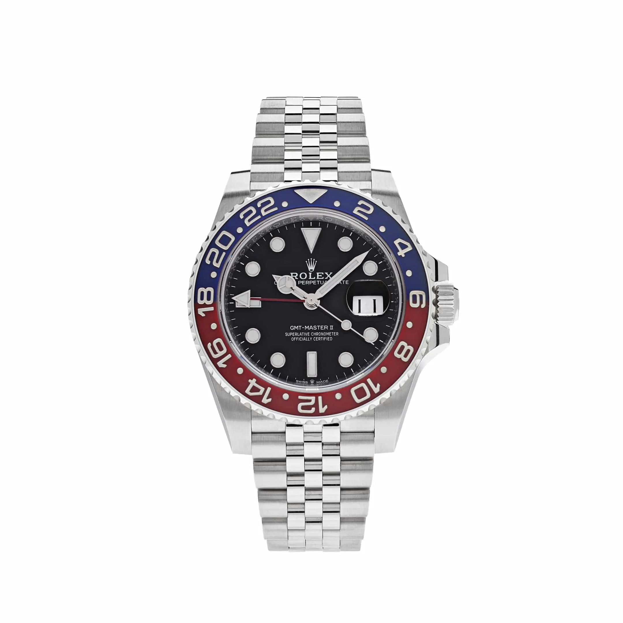 Rolex GMT-Master II 126710BLRO 'Pepsi' Stainless Steel Black Dial Jubilee
