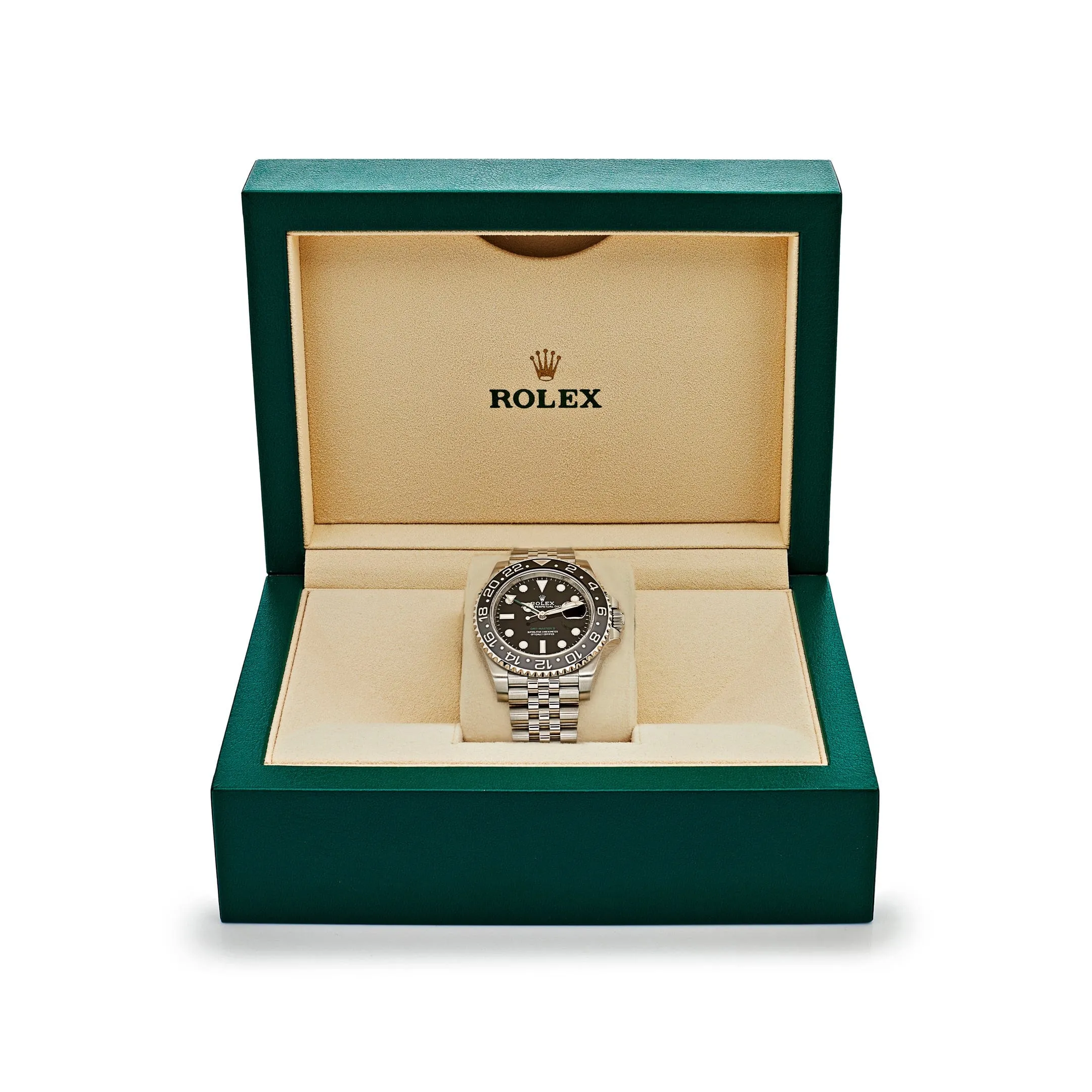 Rolex GMT-Master II 126710GRNR 'Bruce Wayne' Stainless Steel Black Dial Jubilee (2024)