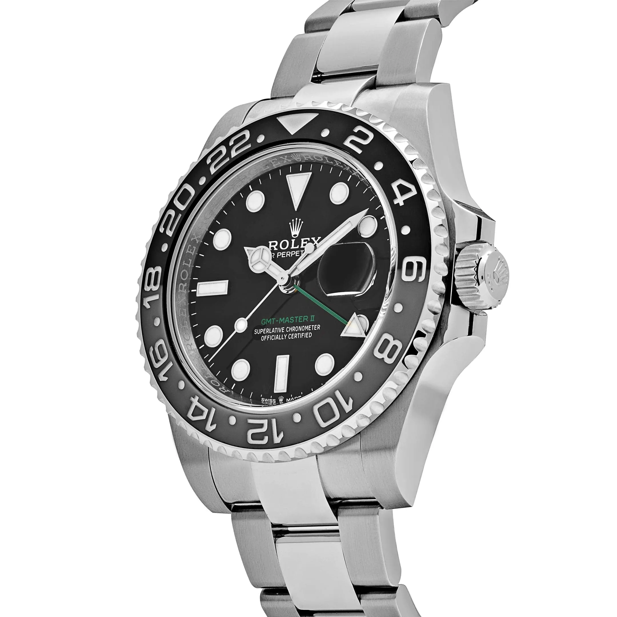 Rolex GMT-Master II 126710GRNR 'Bruce Wayne' Stainless Steel Black Dial Oyster (2024)