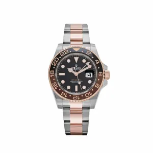 Rolex GMT-Master II 126711CHNR 'Root Beer' Rose Gold Stainless Black Dial (2020)