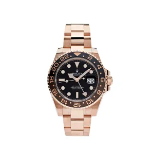 Rolex GMT-Master II 126715CHNR 'Root Beer' Rose Gold Black Dial (2018)