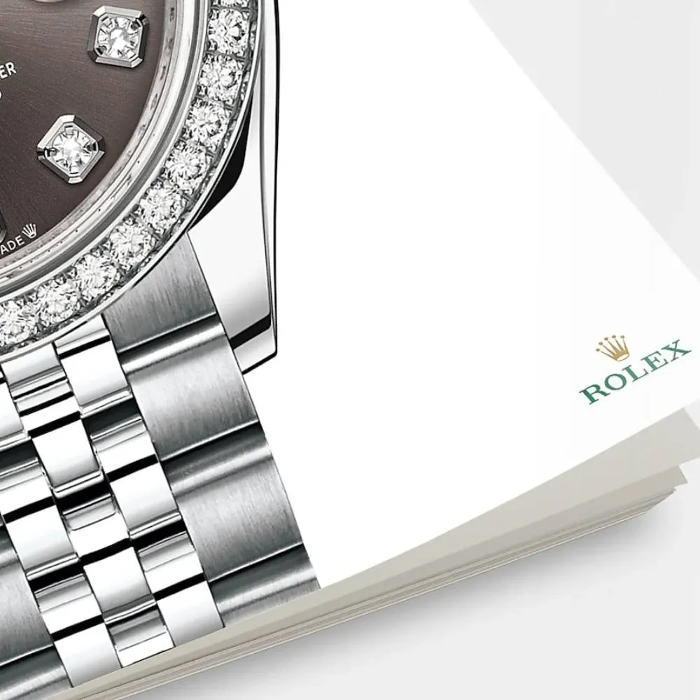 Rolex Lady-Datejust 28mm - Ref: 279384rbr-0017 - Dark Grey Diamond Dial & Diamond Bezel, Stainless Steel Jubilee Bracelet Women's Watch