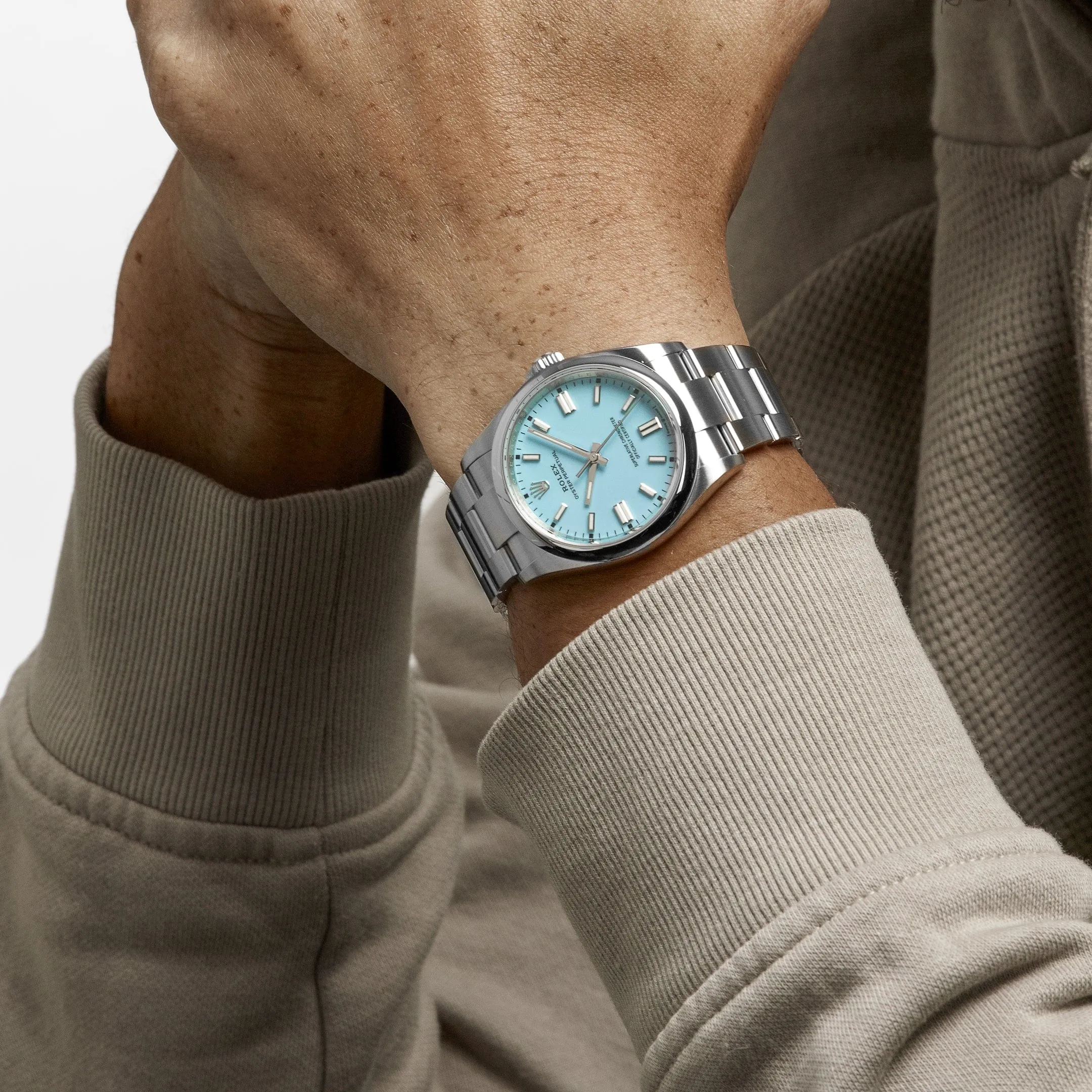 Rolex Oyster Perpetual 36 126000 Stainless Steel Baby Blue Dial (2024)