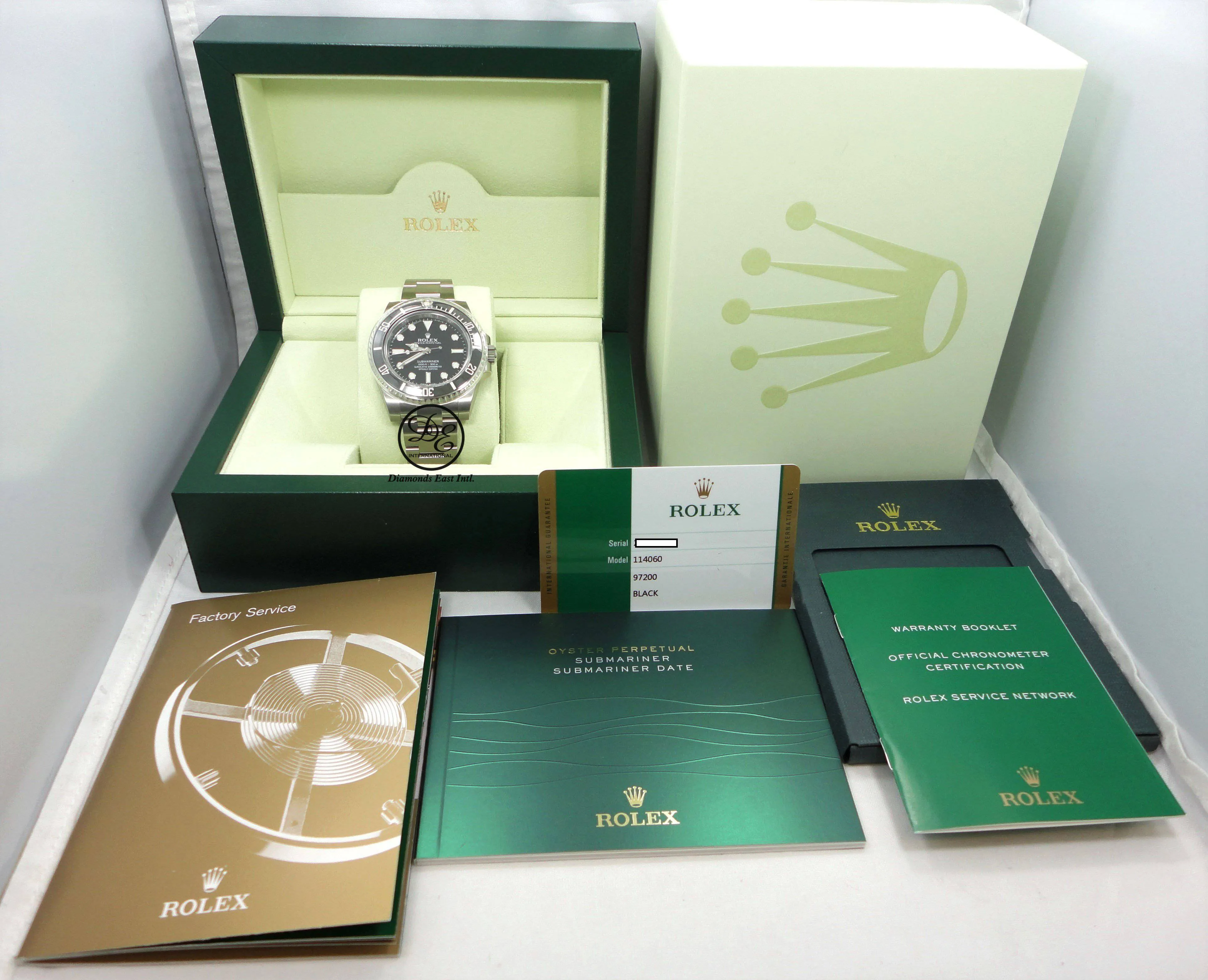 Rolex Oyster Perpetual Submariner 114060  (No Date) UNWORN