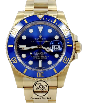 Rolex Oyster Perpetual Submariner Date 116618LB BOX/PAPERS