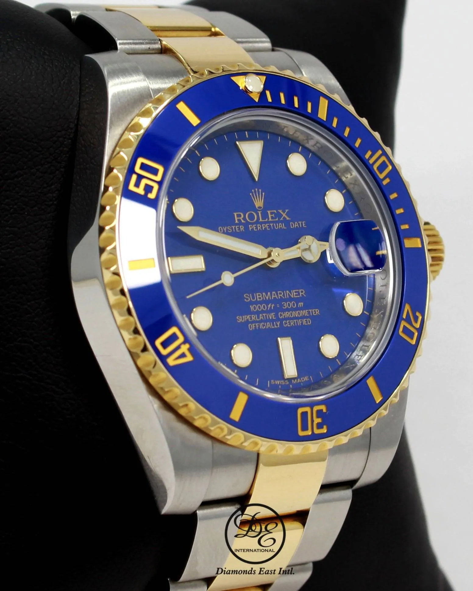 Rolex Oyster Perpetual Submariner Date 18K Gold/SS 116613LB  BOX/PAPERS