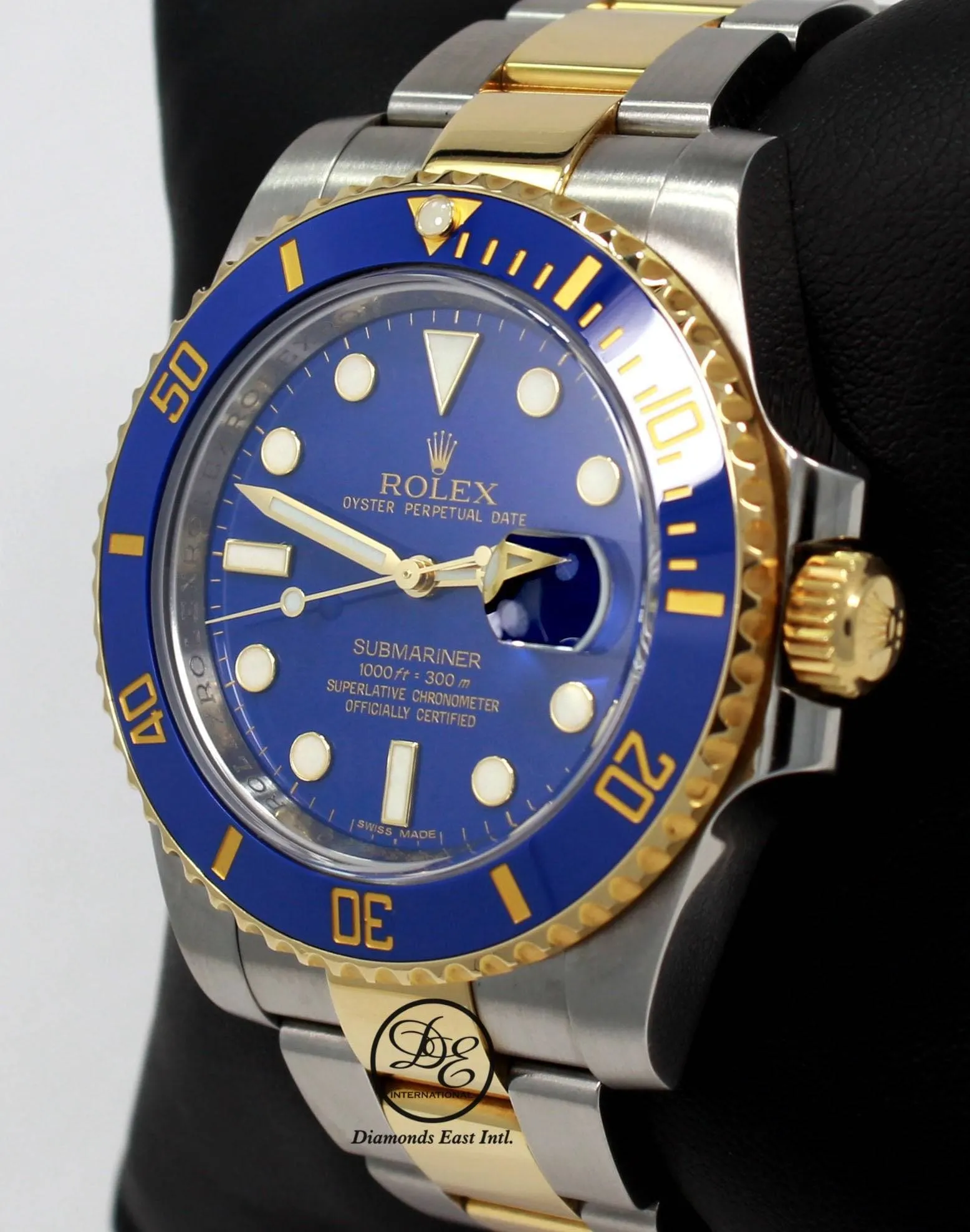 Rolex Oyster Perpetual Submariner Date 18K Gold/SS 116613LB  BOX/PAPERS