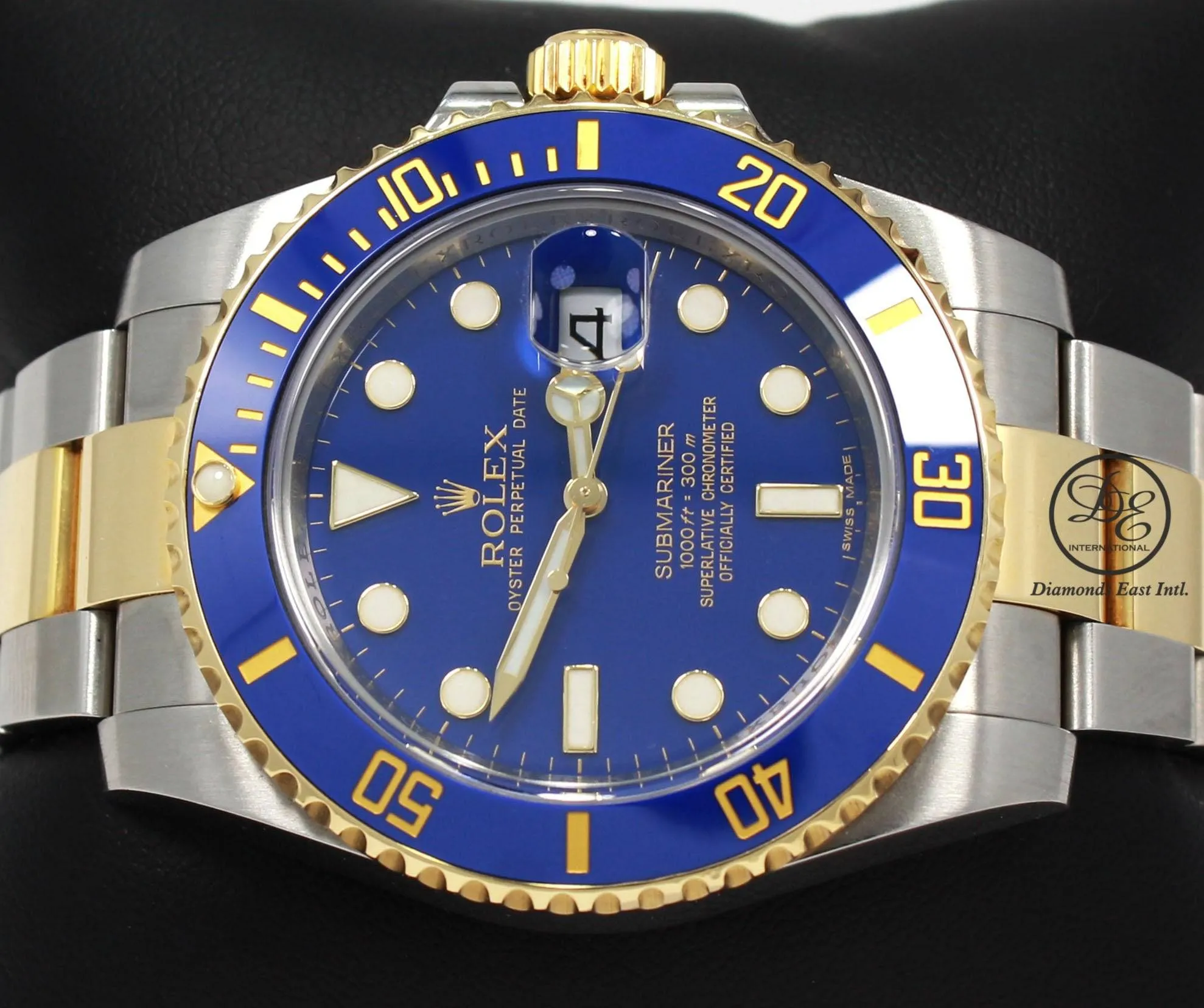 Rolex Oyster Perpetual Submariner Date 18K Gold/SS 116613LB  BOX/PAPERS