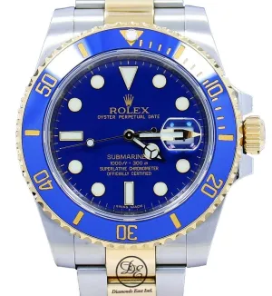 Rolex Oyster Perpetual Submariner Date 18K Gold/SS 116613LB