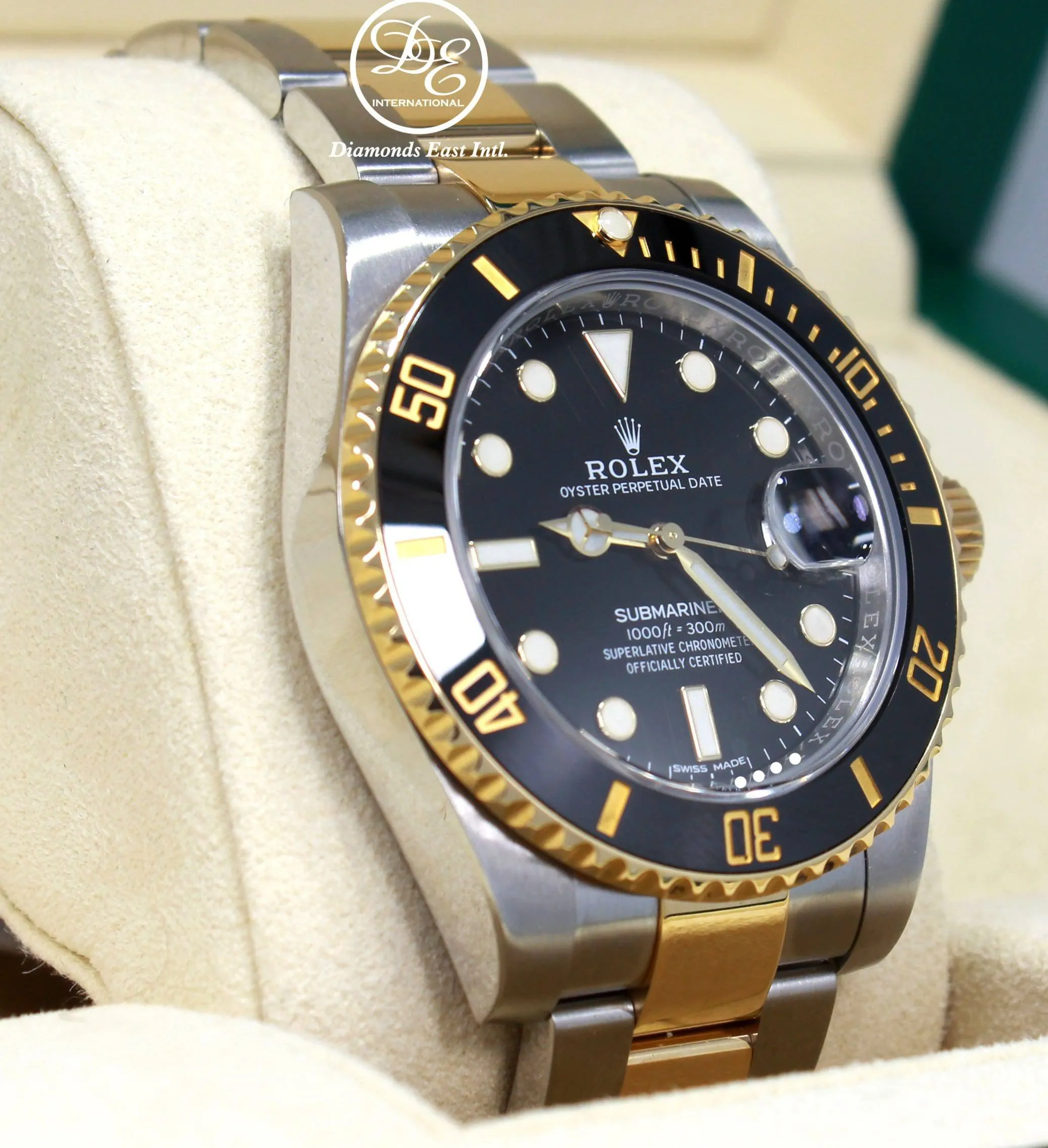 Rolex Oyster Perpetual Submariner Date 18k yellow gold / steel  116613LN BOX/PAPERS