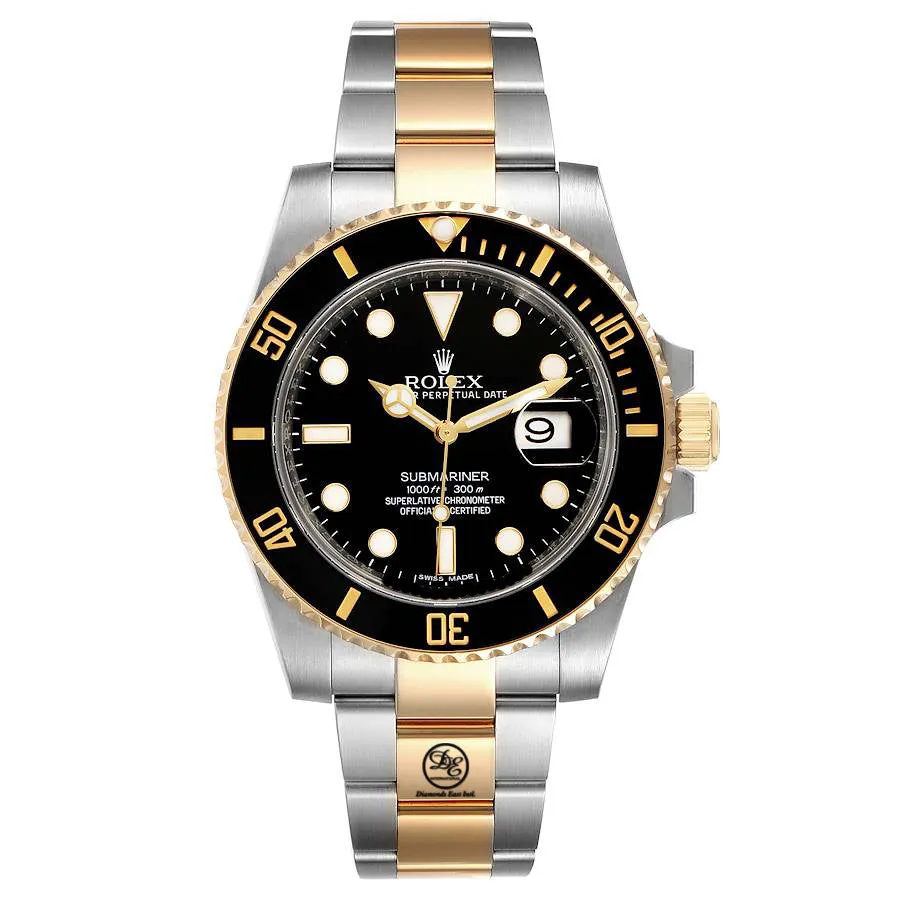 Rolex Oyster Perpetual Submariner Date 18k yellow gold / steel  116613LN BOX/PAPERS