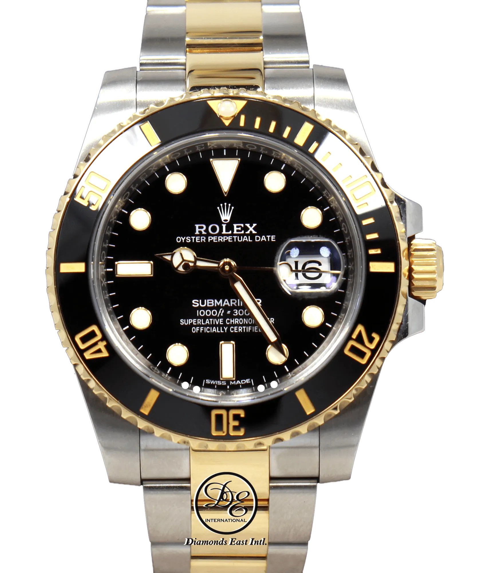 Rolex Oyster Perpetual Submariner Date 18k yellow gold / steel  116613LN BOX/PAPERS