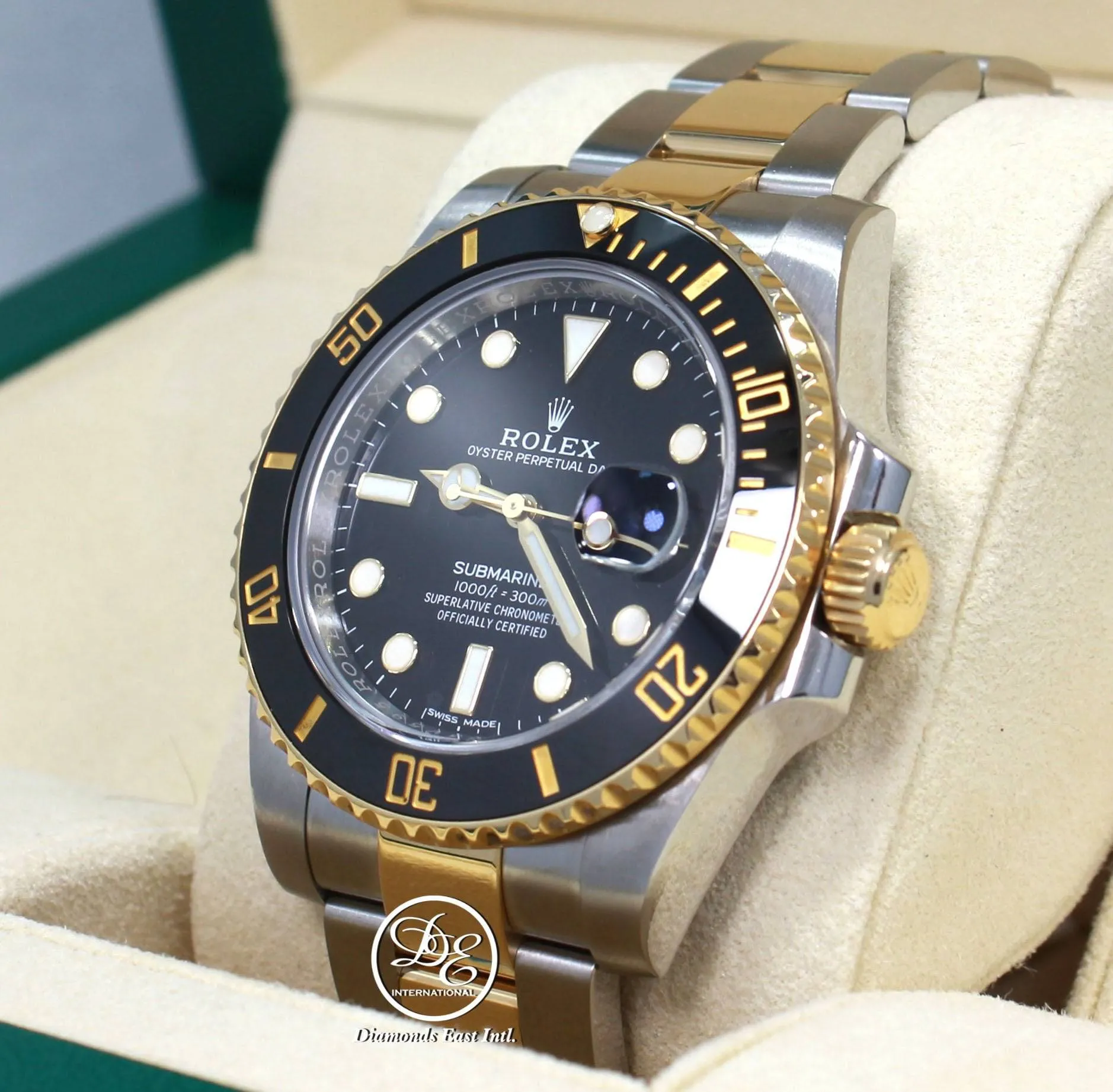 Rolex Oyster Perpetual Submariner Date 18k yellow gold / steel  116613LN BOX/PAPERS