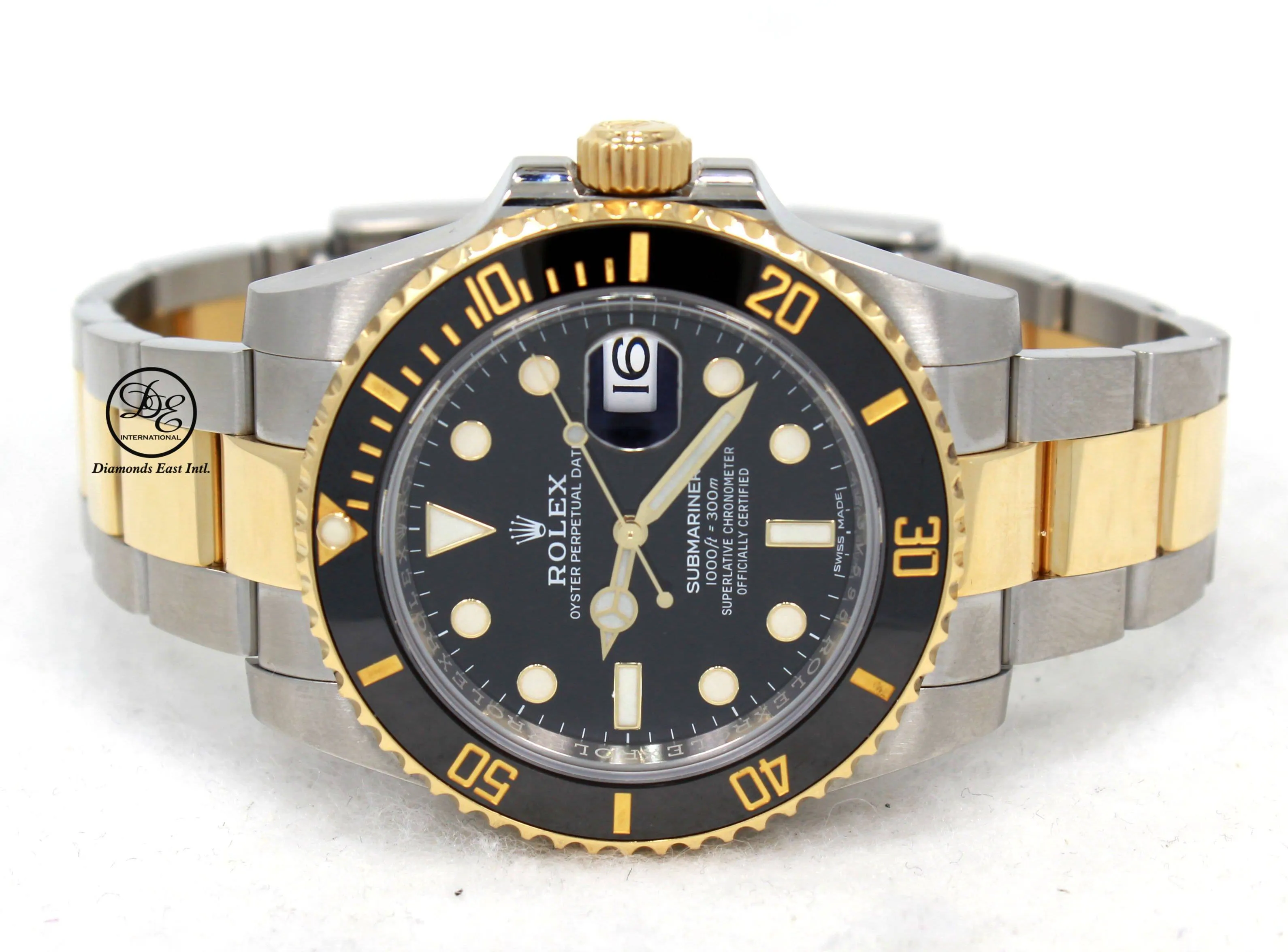 Rolex Oyster Perpetual Submariner Date 18k yellow gold / steel  116613LN BOX/PAPERS