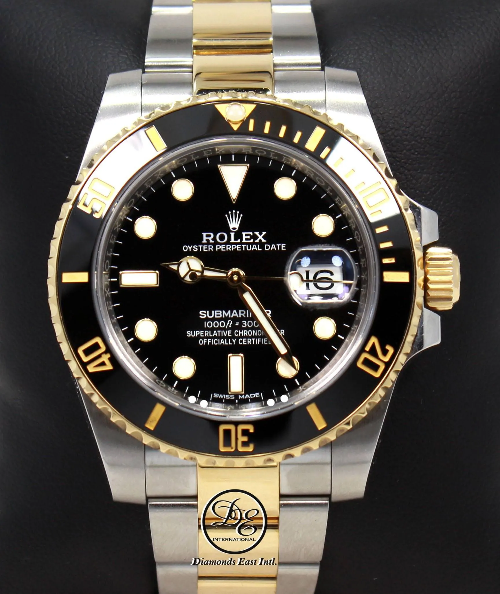 Rolex Oyster Perpetual Submariner Date 18k yellow gold / steel  116613LN BOX/PAPERS