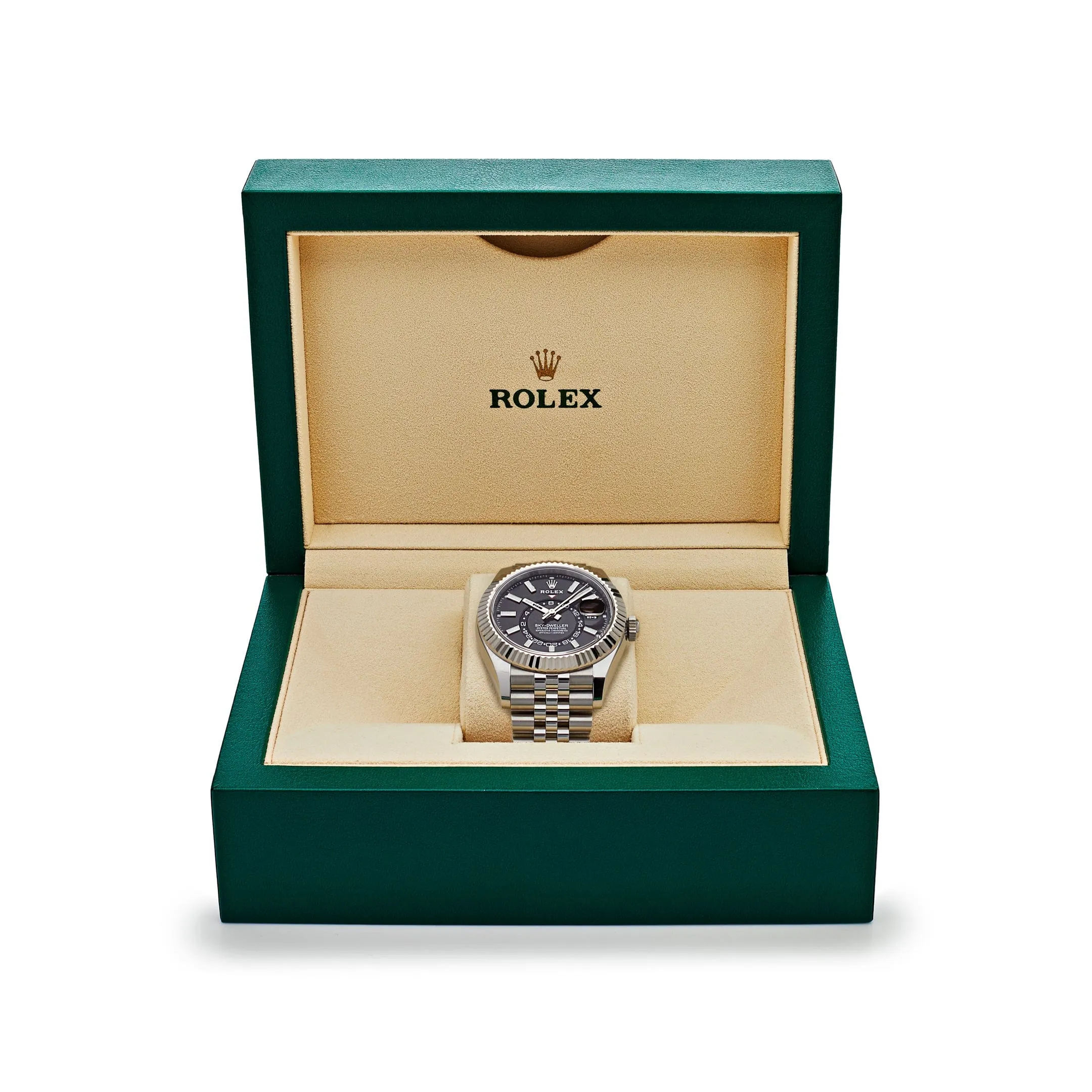 Rolex Sky-Dweller 326934 Stainless Steel Black Dial Jubilee