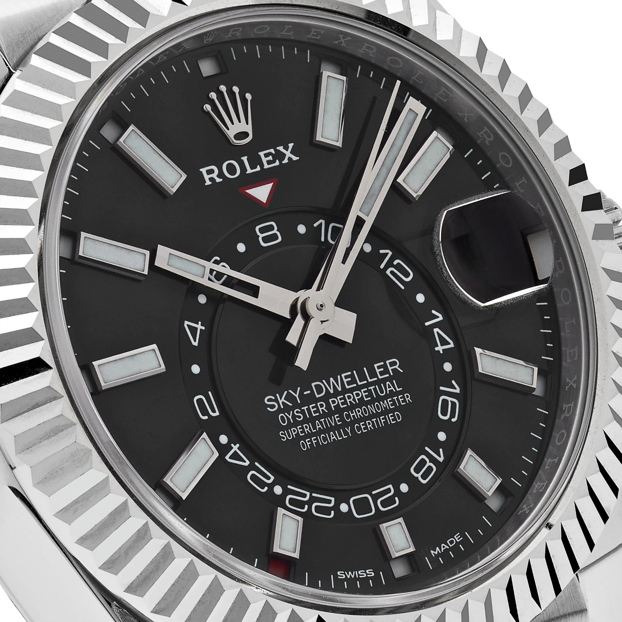 Rolex Sky-Dweller 326934 Stainless Steel Black Dial Jubilee
