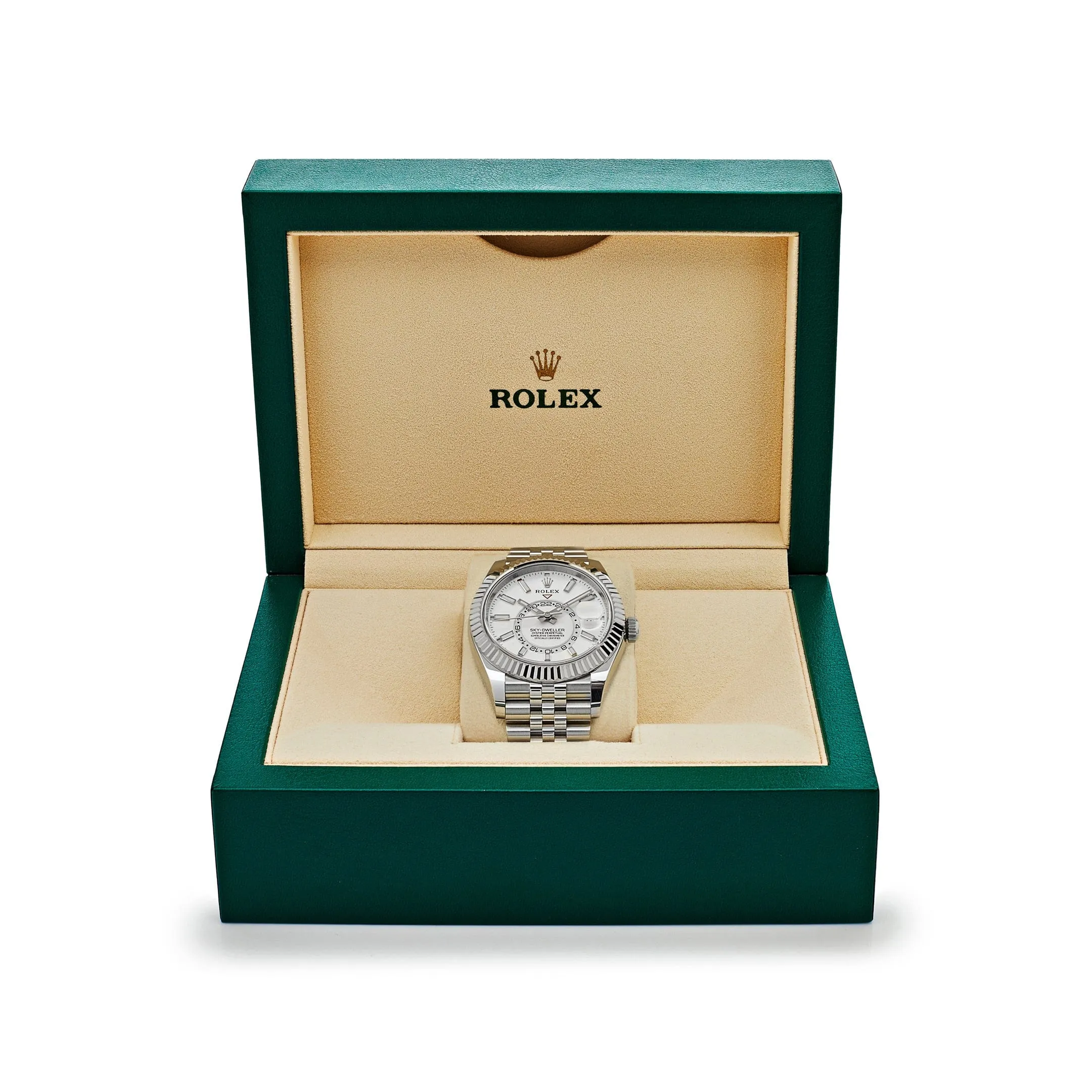 Rolex Sky-Dweller 326934 Stainless Steel White Dial Jubilee