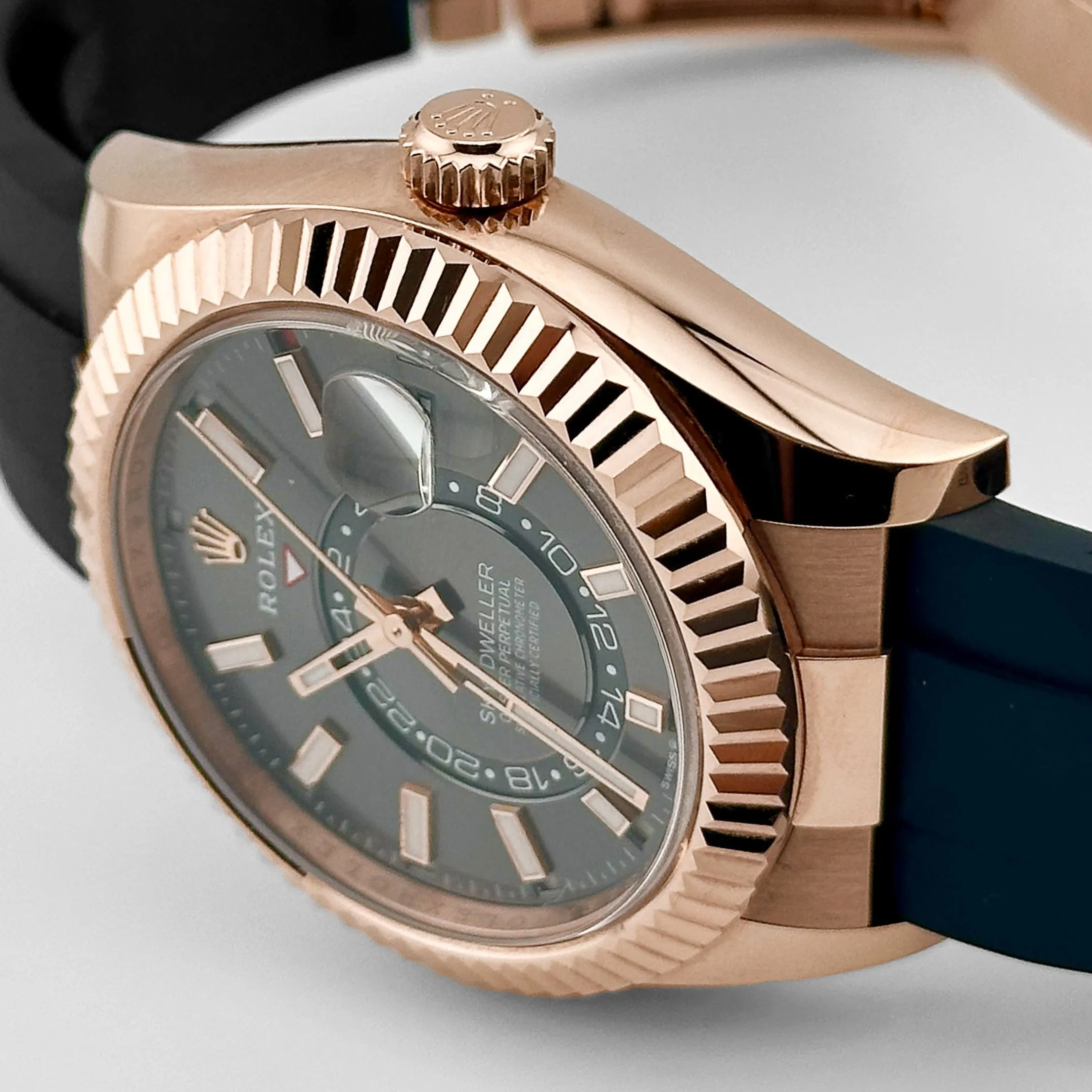 Rolex Sky-Dweller 336235 Rose Gold Slate Rhodium Dial (2024)